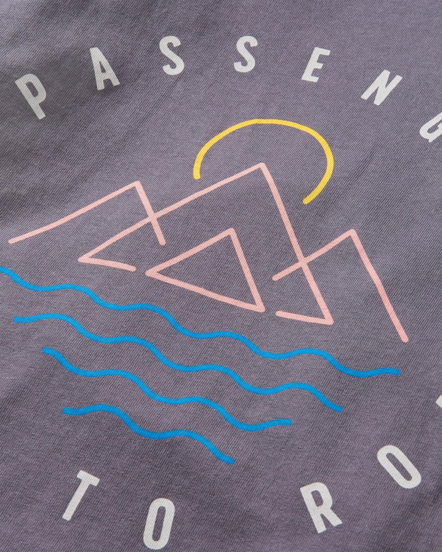 Escapism Recycled LS T-Shirt - Faded Black - Flatlay