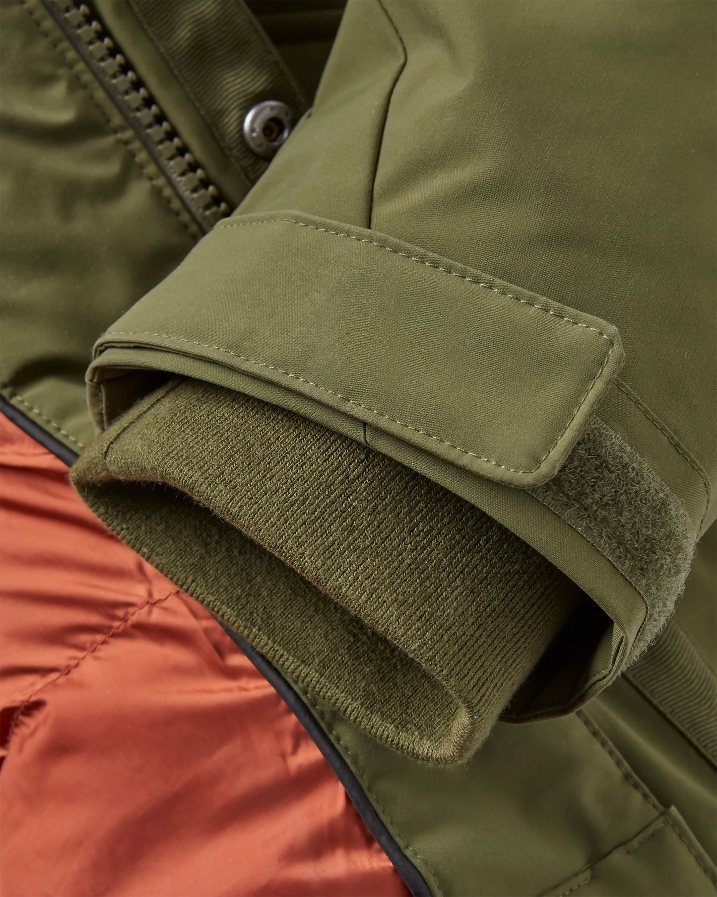 Baltic Recycled Insulated Parka - Khaki - Flatlay