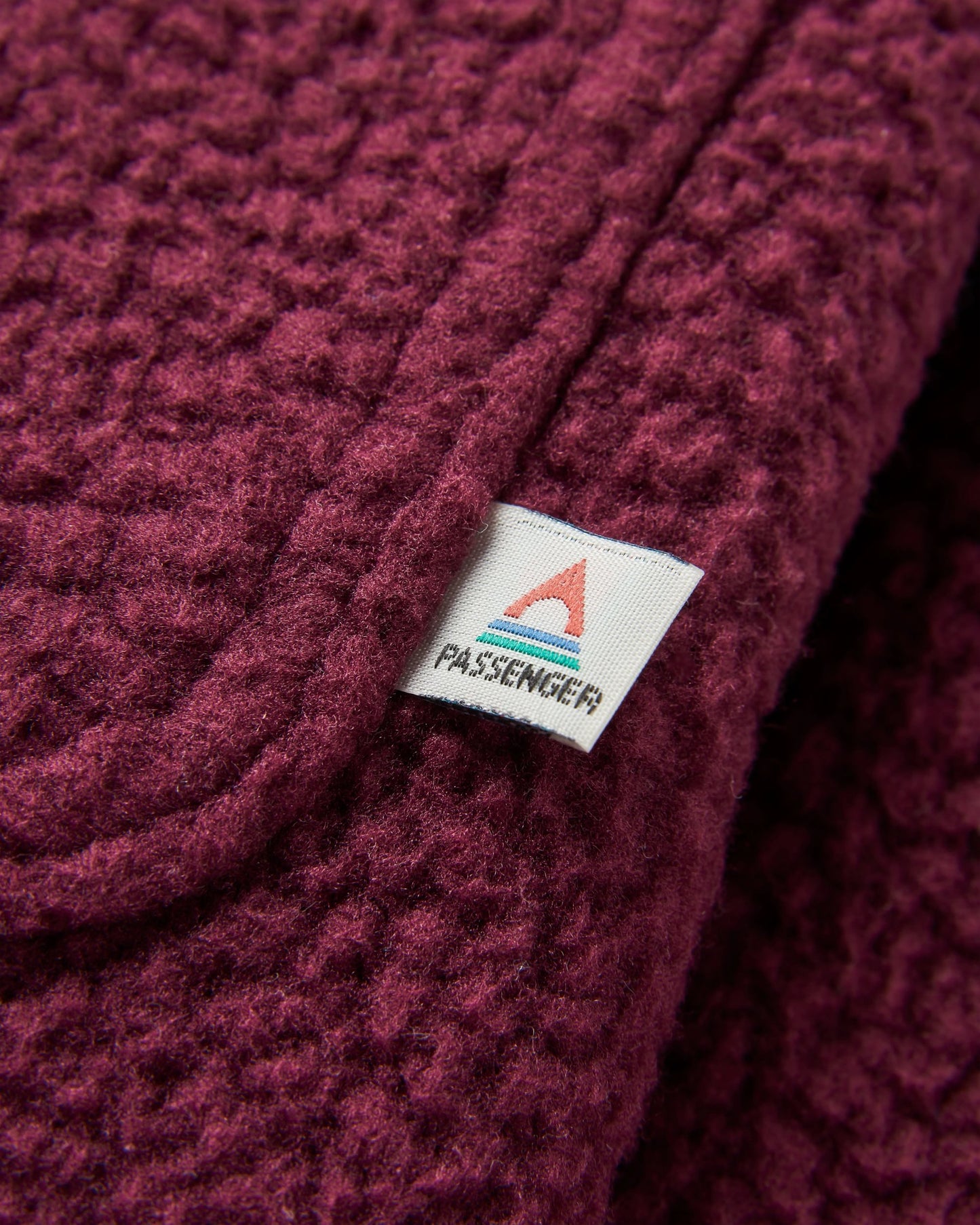 Backcountry Recycled Sherpa Fleece Shirt - Fig - Flatlay