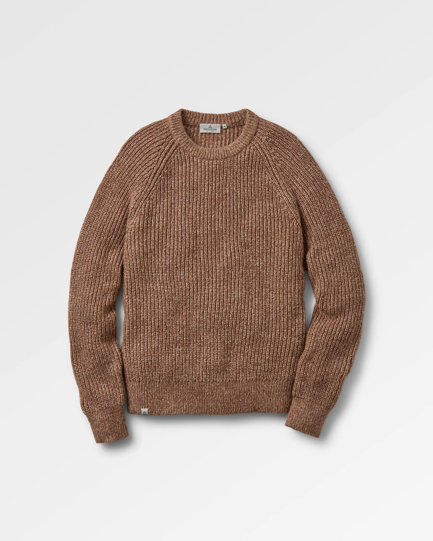 Fog Recycled Knitted Jumper - Stone - Flatlay