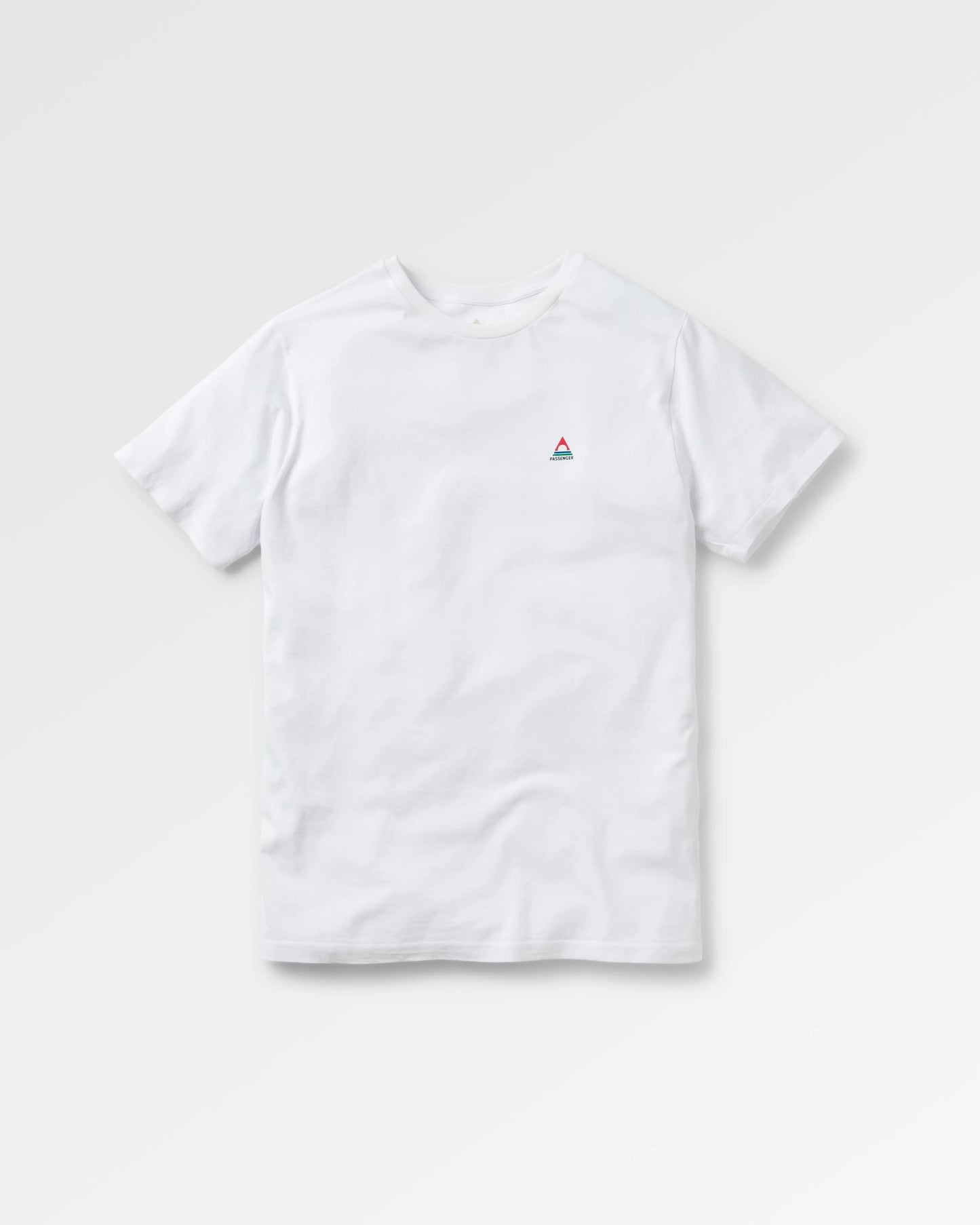 Classic Logo Recycled Cotton T-Shirt - White - Flatlay
