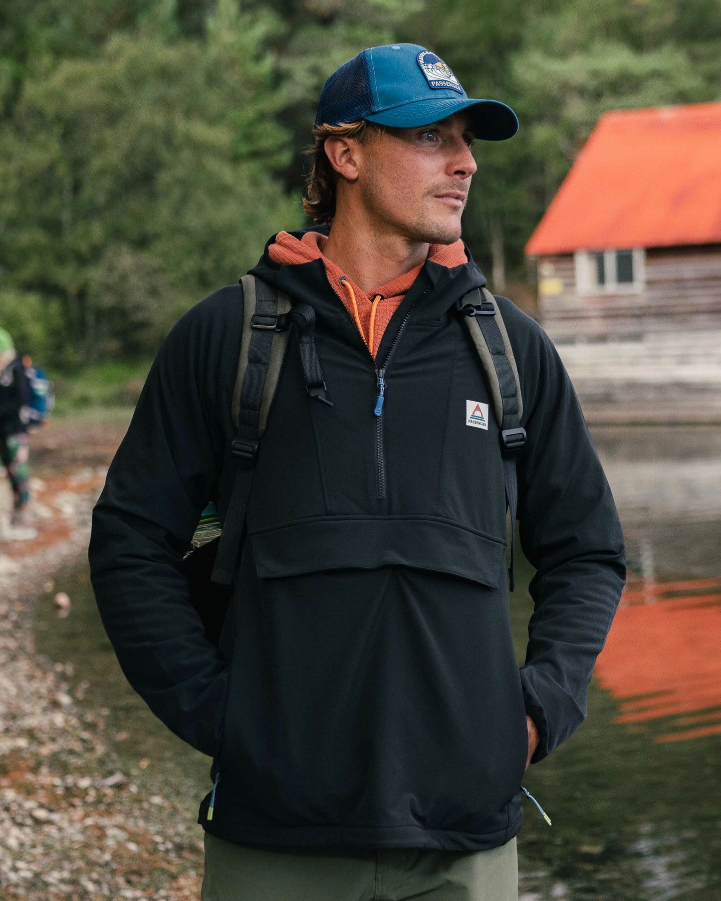 Roamer Recycled Softshell Jacket - Black - Lifestyle