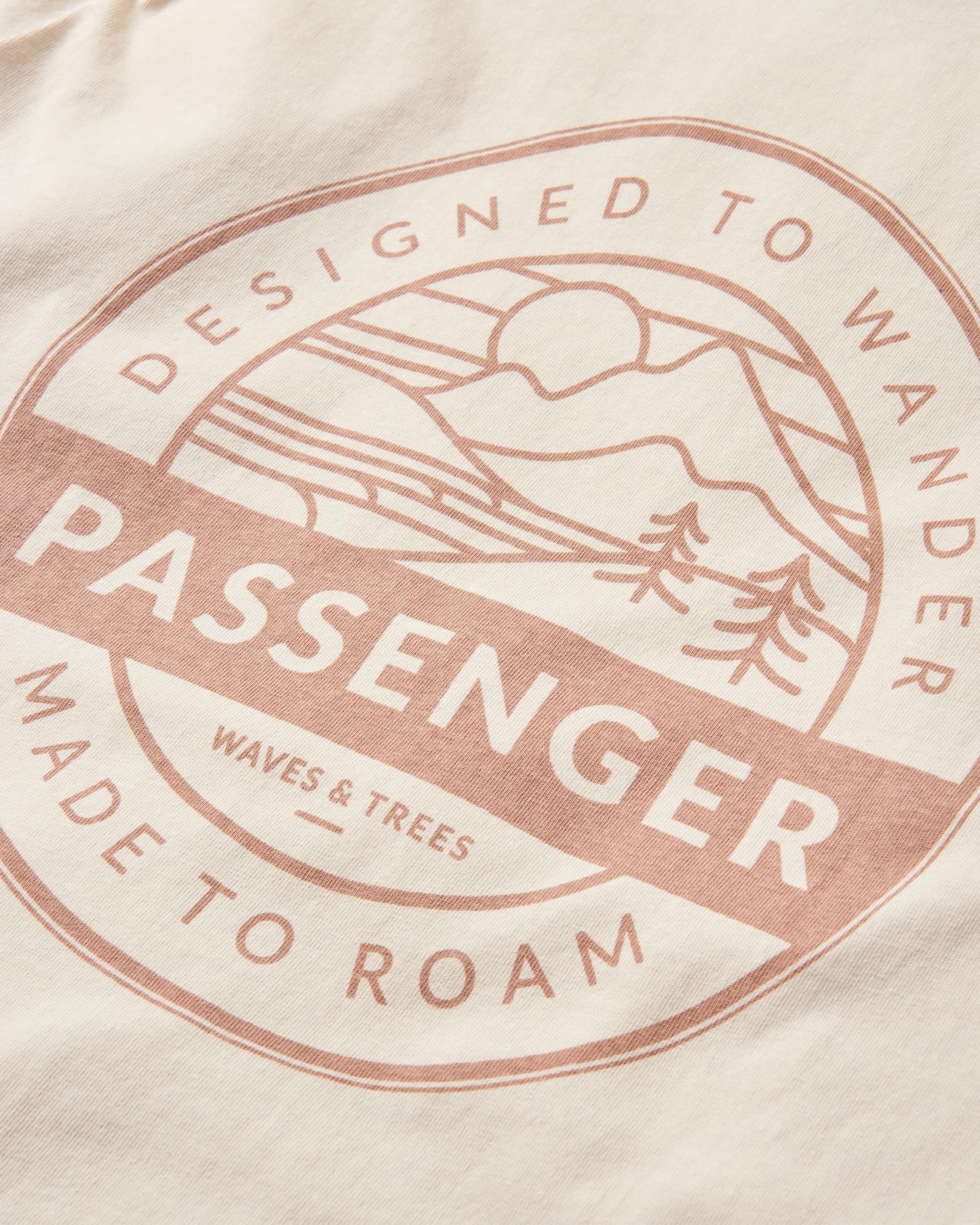 Odyssey Recycled Cotton T-Shirt - Birch - Flatlay