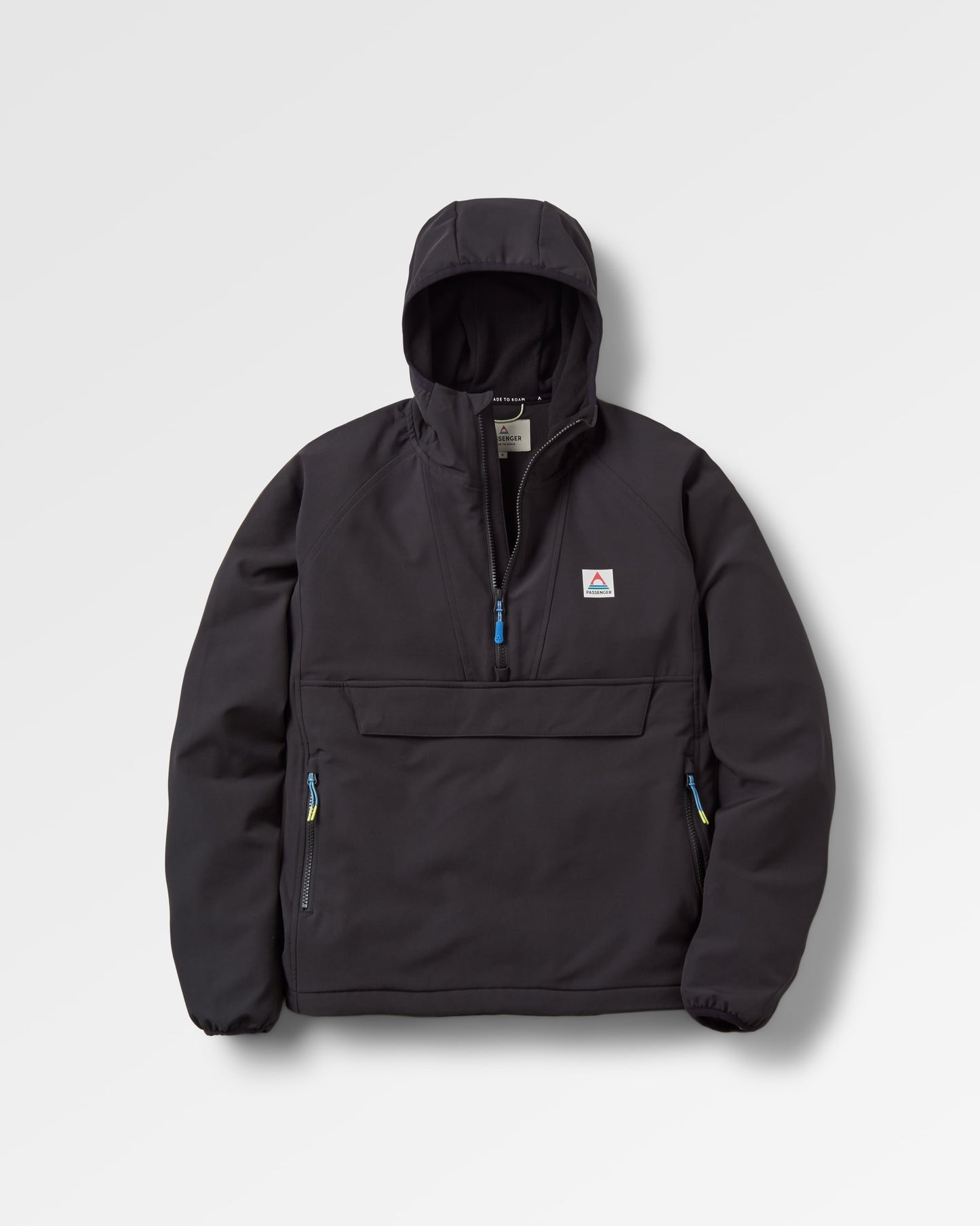 Ocean Recycled Softshell Jacket - Black - Flatlay