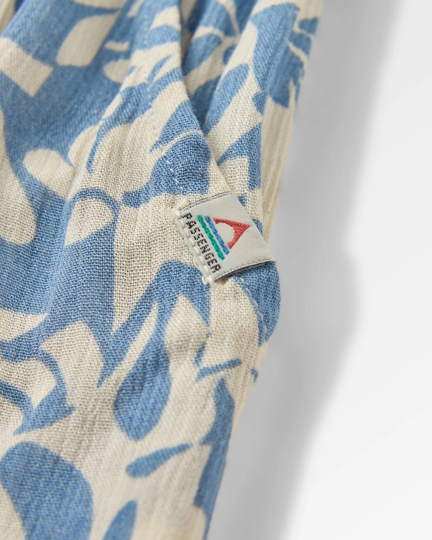 Zephyr Woven Maxi Skirt - Mountain Foliage Faded Denim - Flatlay