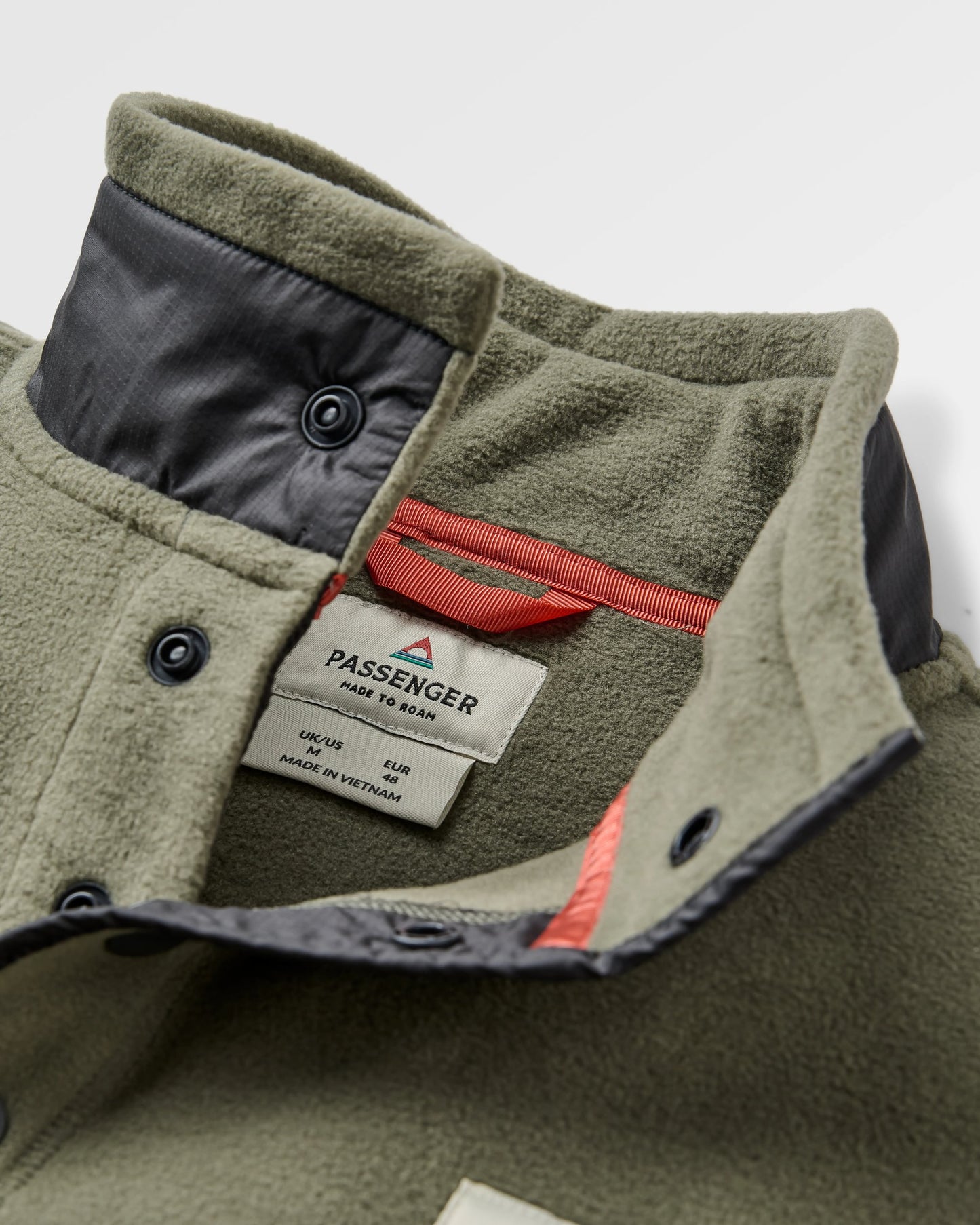 Dusk Polar Fleece - Dusty Olive - Flatlay