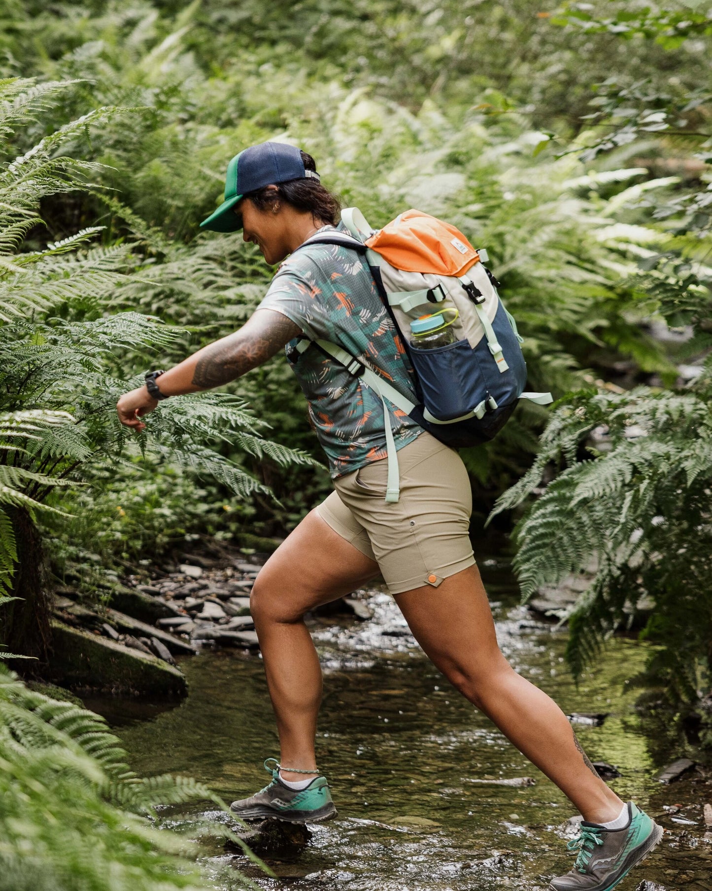 Boondocker Recycled 26L Backpack - Apricot Multi - Lifestyle - Female