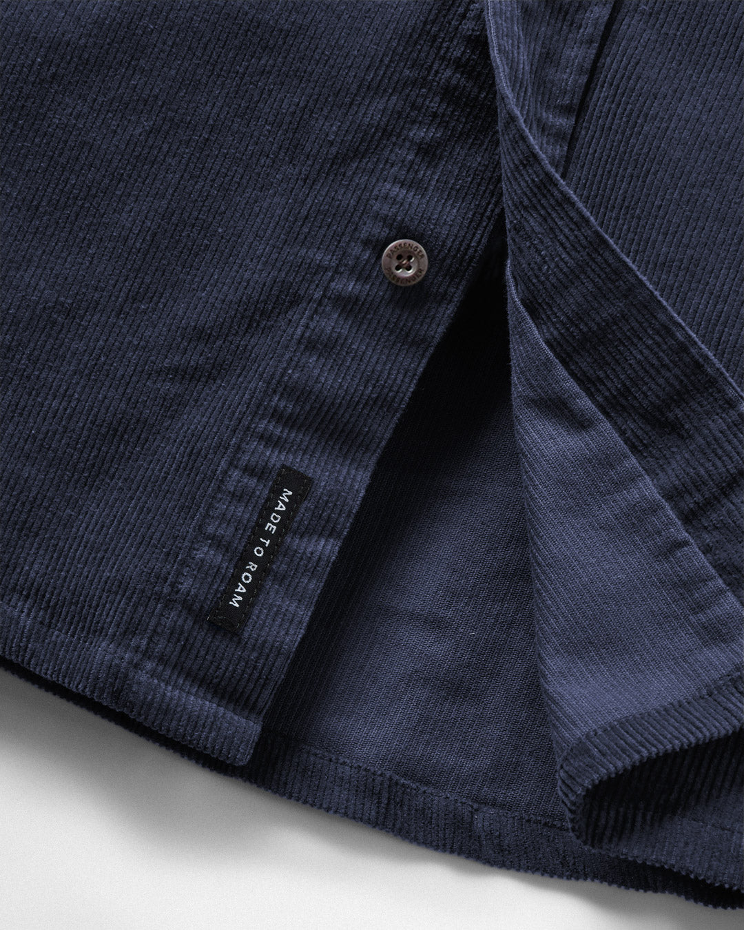 Backcountry Cord Shirt - Deep Navy - Flatlay