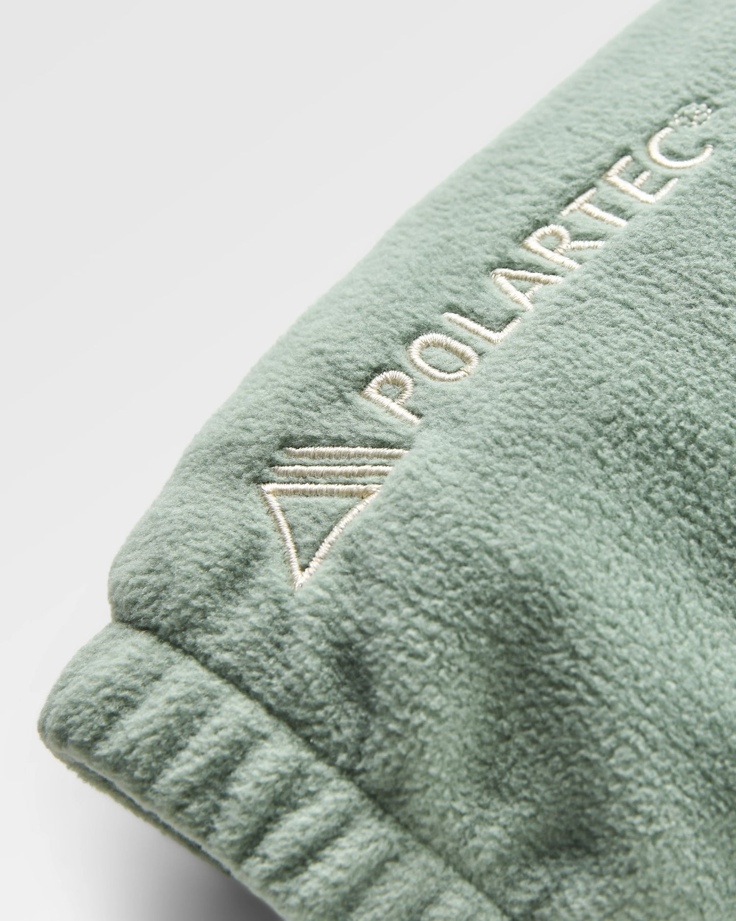 Ayla Recycled Micro Polartec® Fleece - Pistachio - Flatlay