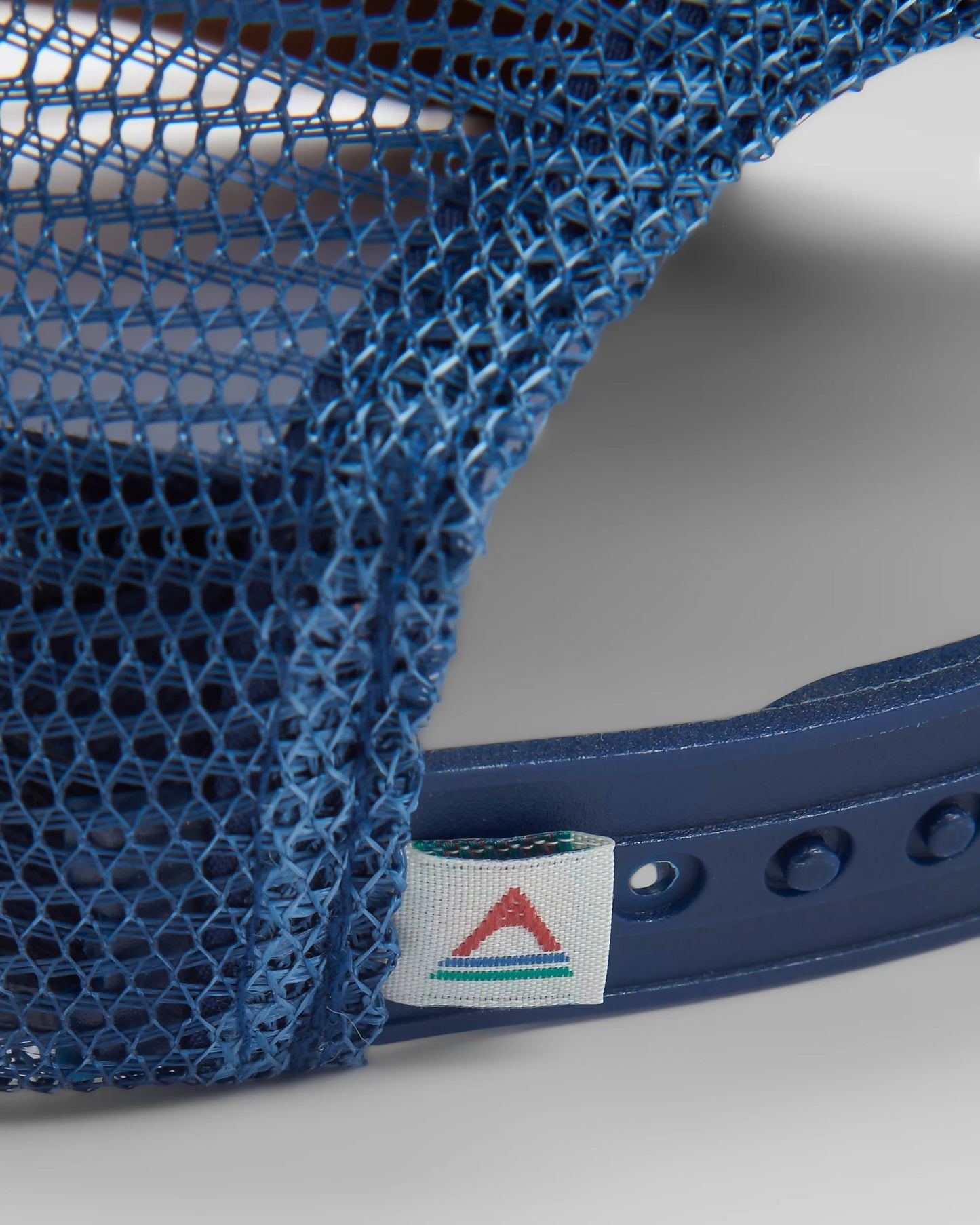 Odyssey Mesh Snapback Cap - Rich Navy/Brown - Flatlay