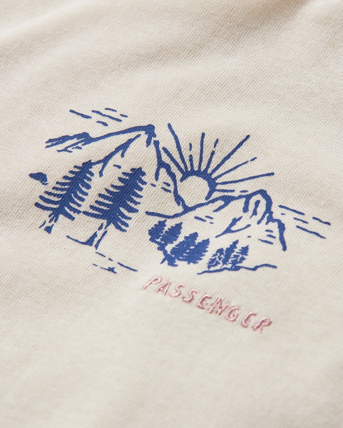 Riser Recycled LS T-Shirt - Birch - Flatlay