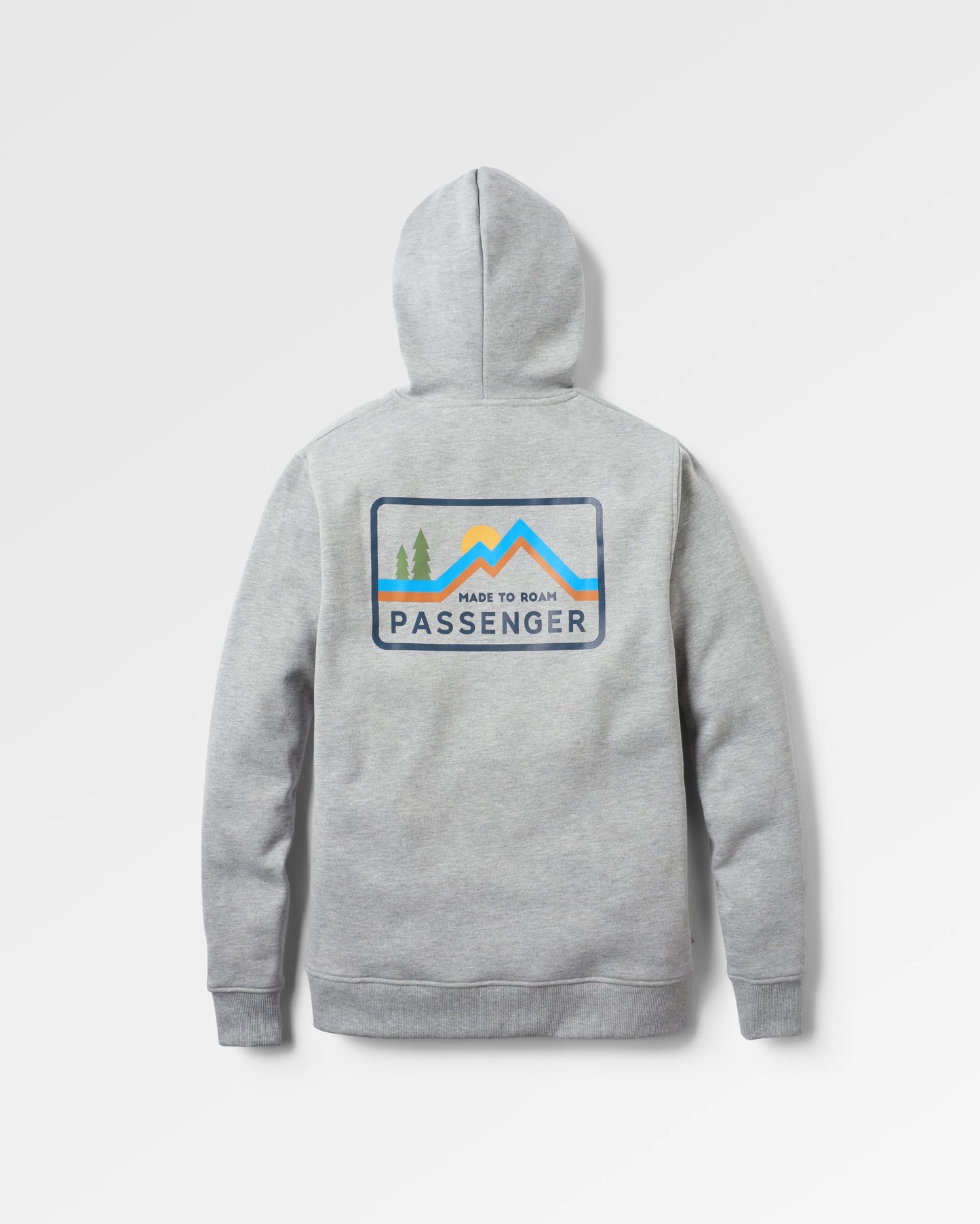 Made To Roam Hoodie - Grey Marl - Flatlay