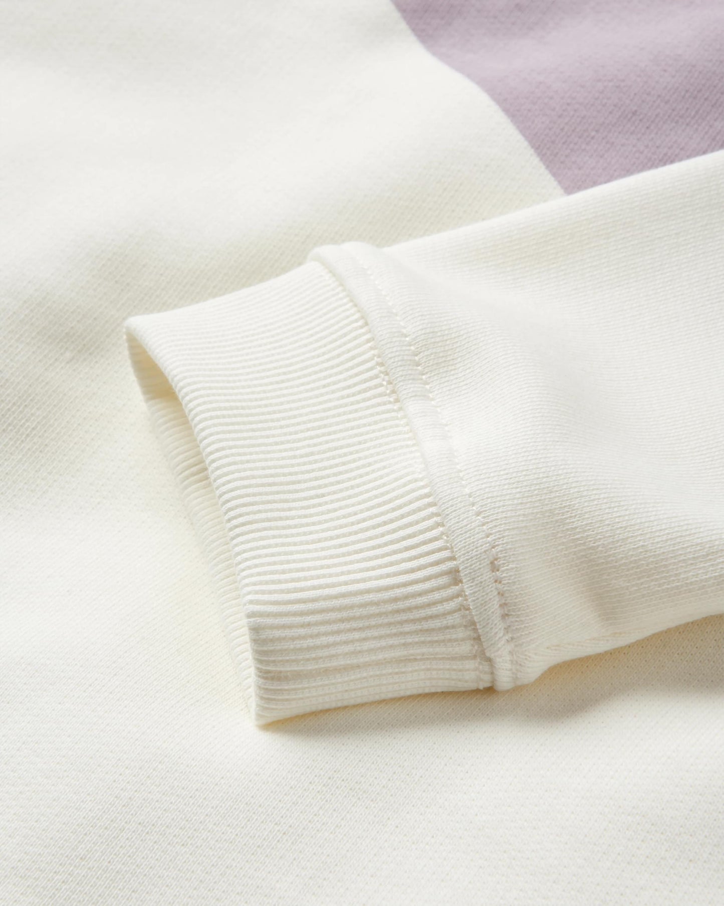 Sunsets Organic Cotton Sweatshirt - Marshmallow - Flatlay