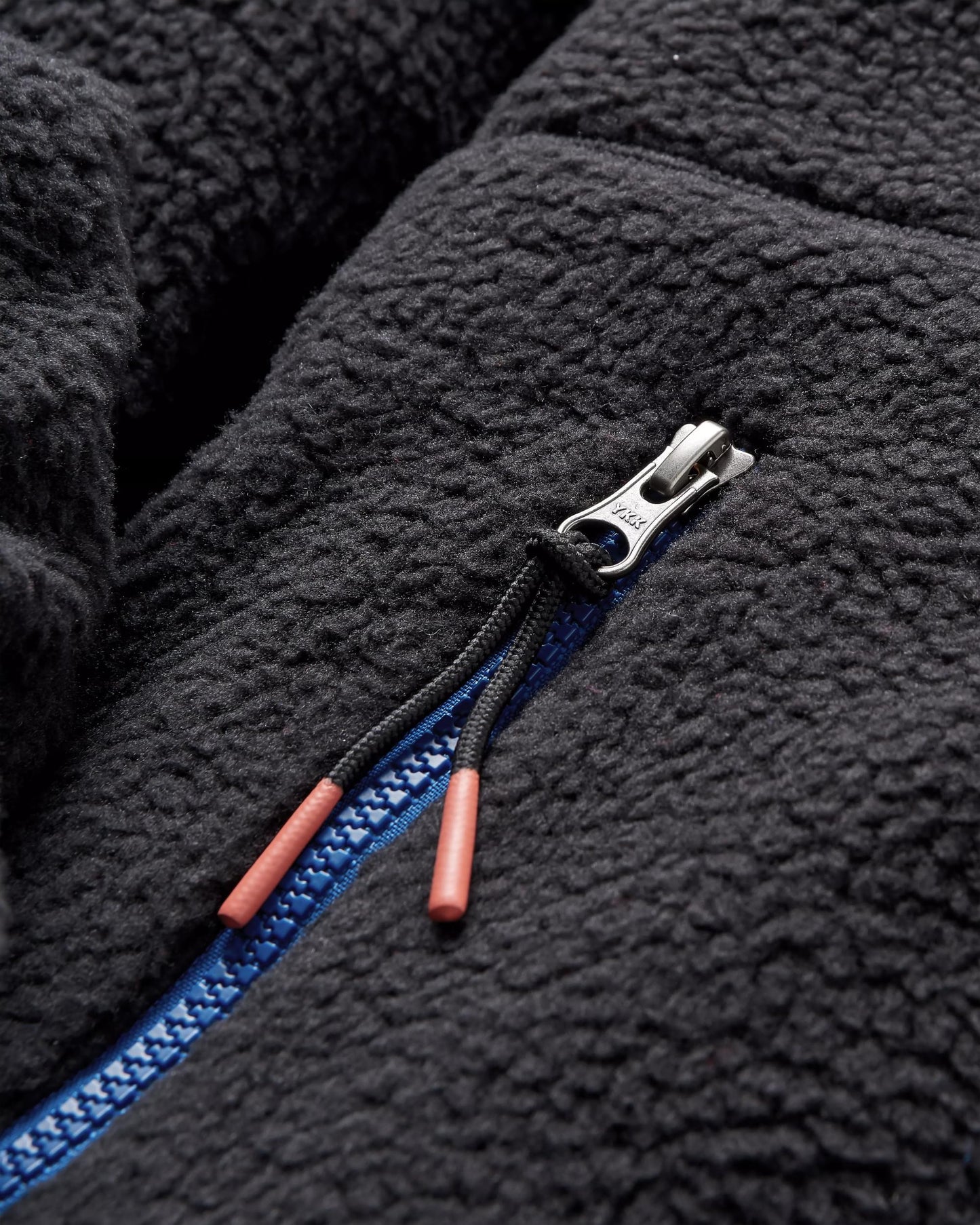 Maine 2.0 1/2 Zip Recycled Sherpa Fleece - Black - Flatlay