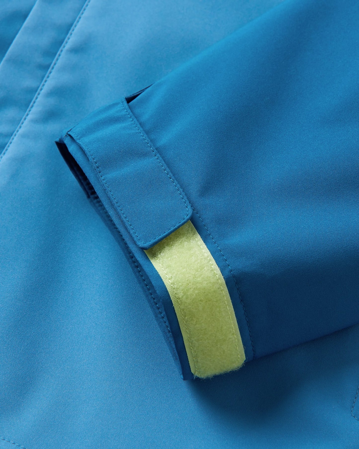 Downpour Recycled Waterproof Jacket - Tidal Blue/Blue Steel - Flatlay