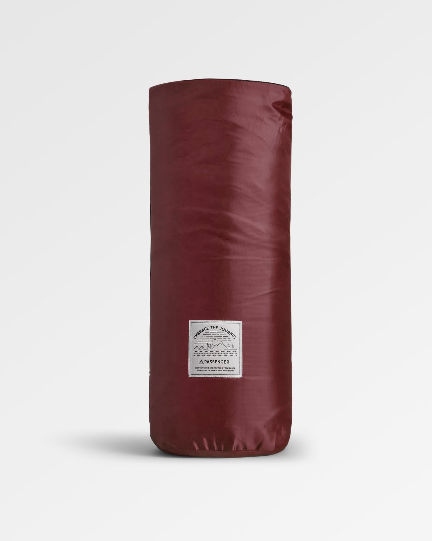 Travel Recycled Ripstop Blanket - Wine - Flatlay