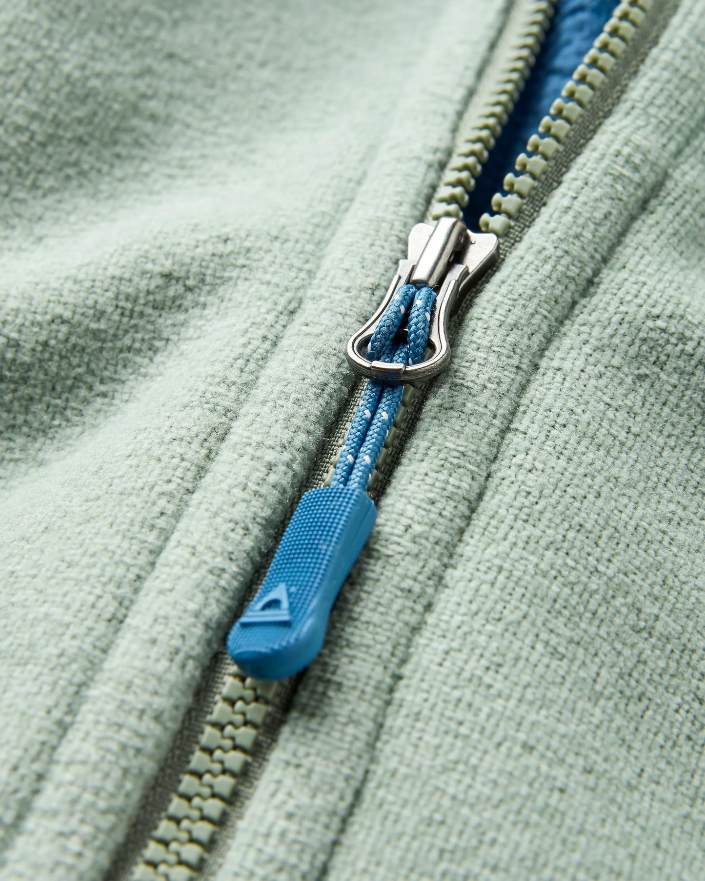 Crest Recycled Polartec® Fleece Hoodie - Pistachio - Flatlay