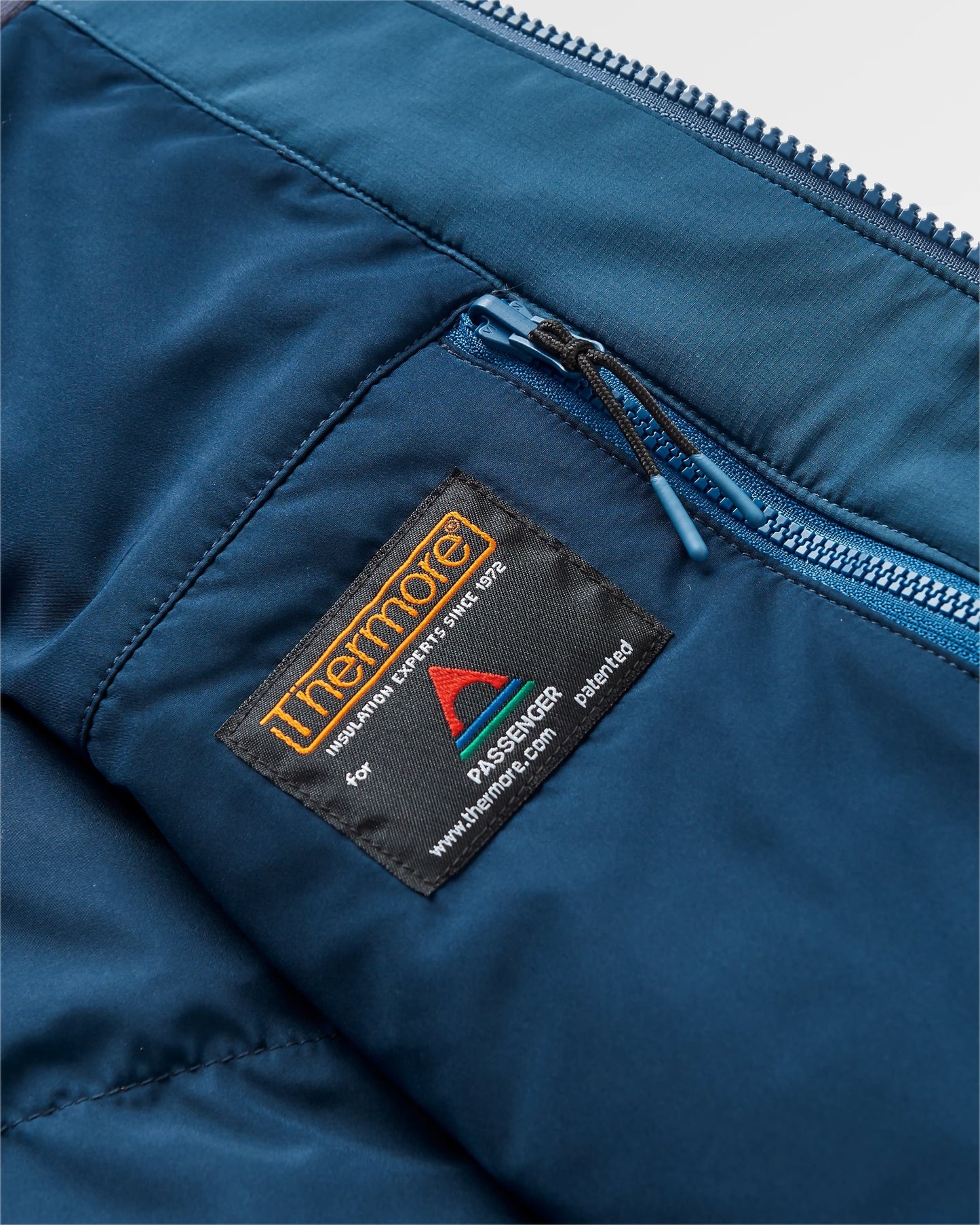 Daybreak Lightweight Recycled Thermore® Insulated Vest - Rich Navy/Dark Denim/Arctic - Flatlay