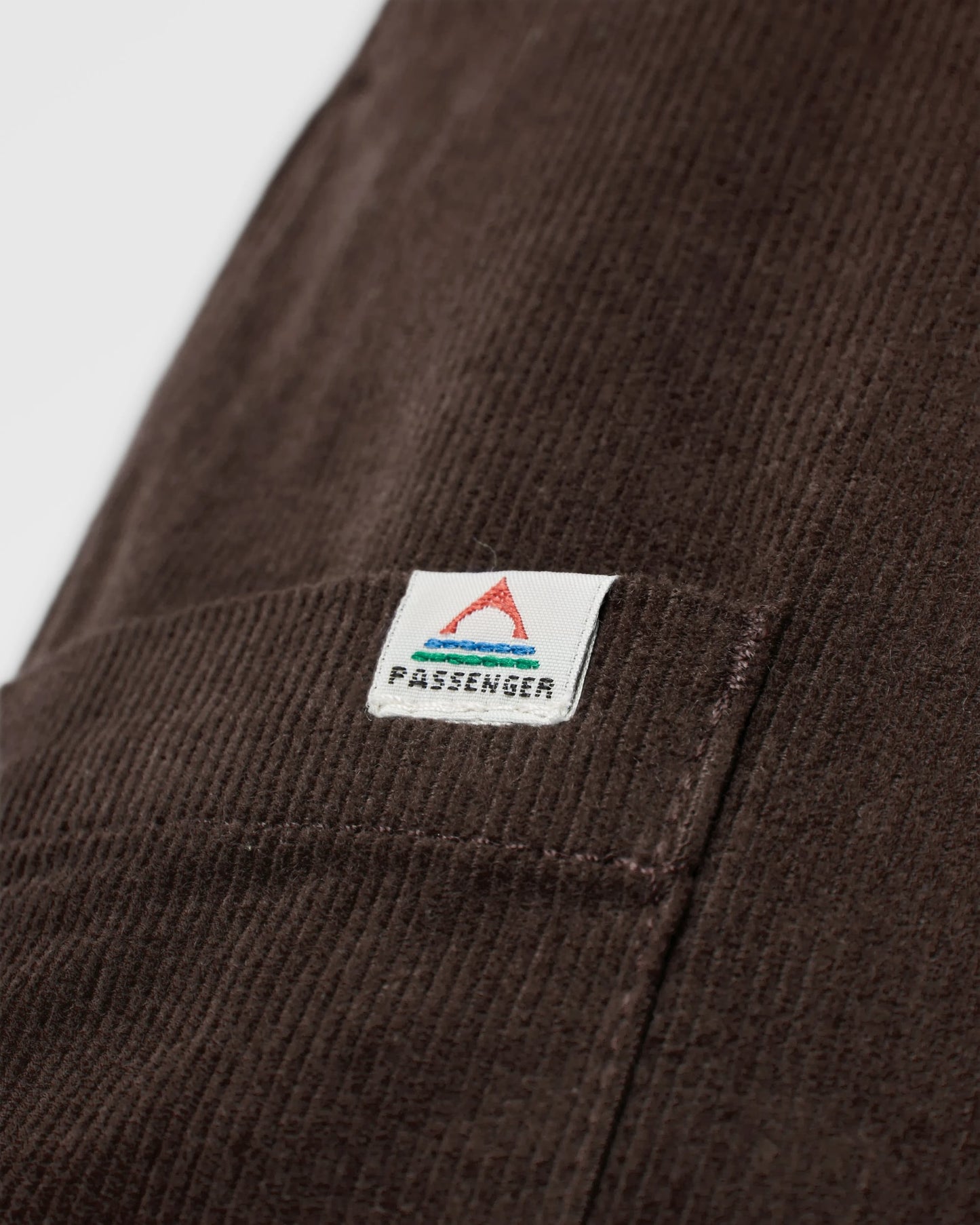 Someday Organic Cotton Corduroy Trouser - Coffee - Flatlay