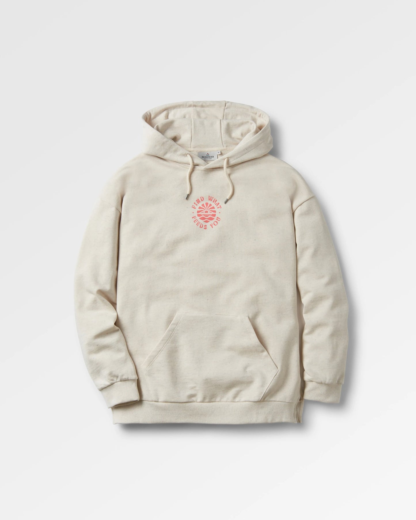 Discovery Recycled Cotton Hoodie - Milky Marl - Flatlay