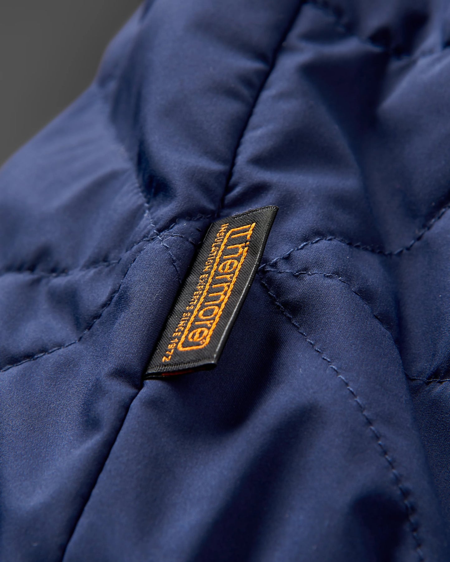 Base Recycled Thermore® Insulated Jacket - Dark Denim - Flatlay