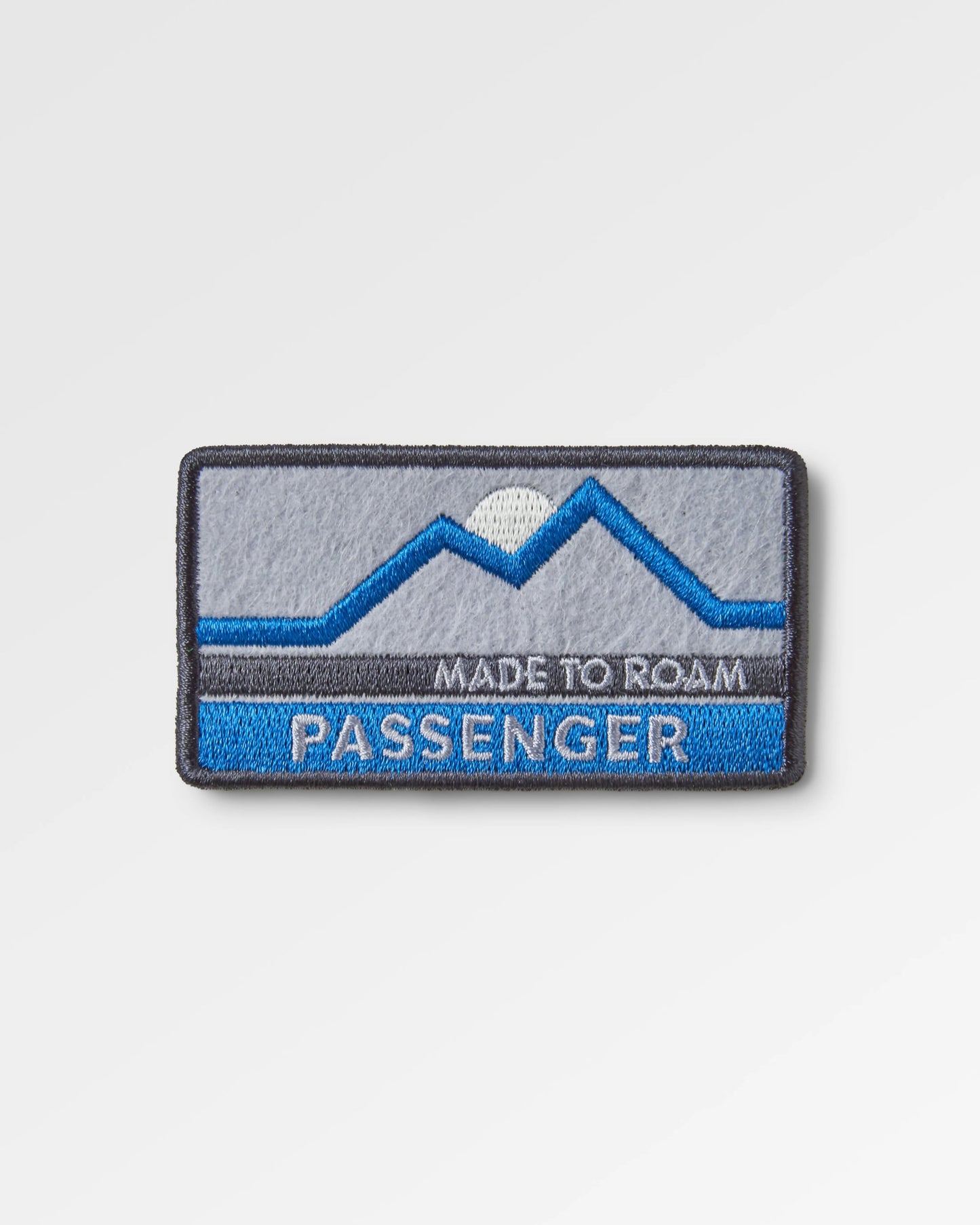 Roam Wild Patch - Grey Blue - Flatlay