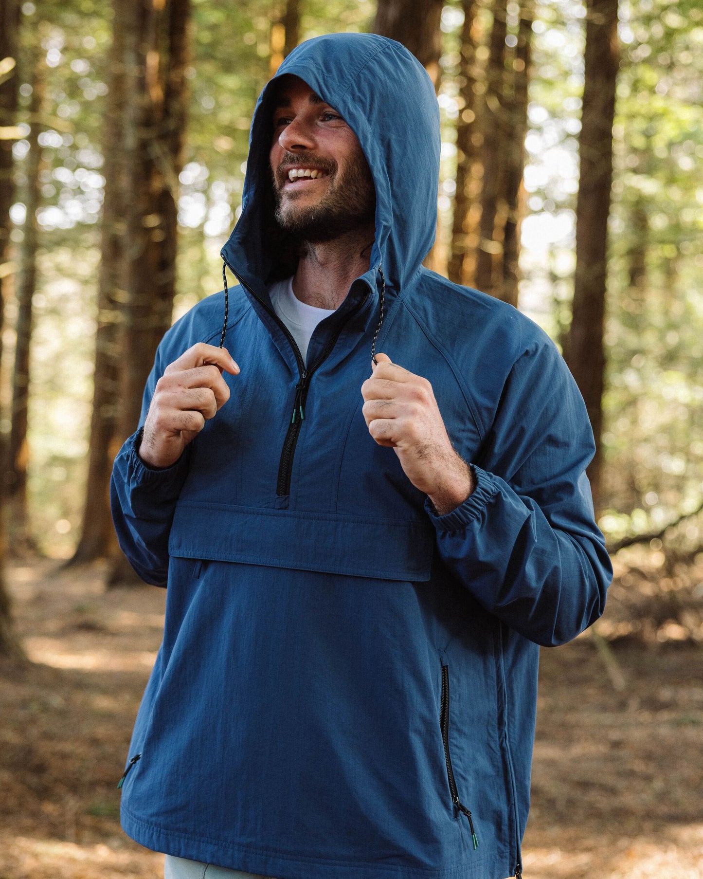 Seek Out Water Resistant Jacket - Dark Denim - Lifestyle