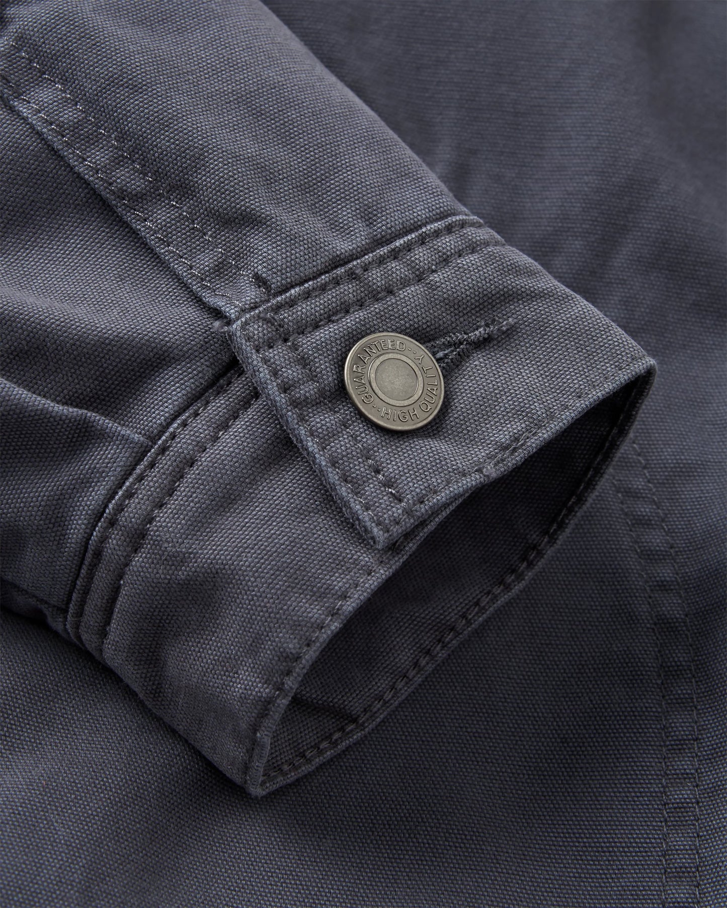 Taylor Quilted Jacket - Charcoal - Flatlay