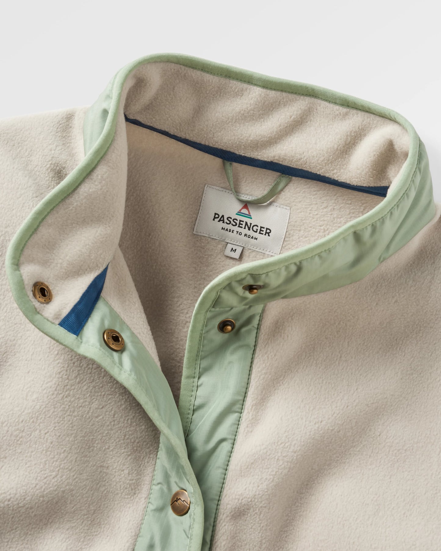 Navegado Recycled Polar Fleece - Oatmeal - Flatlay
