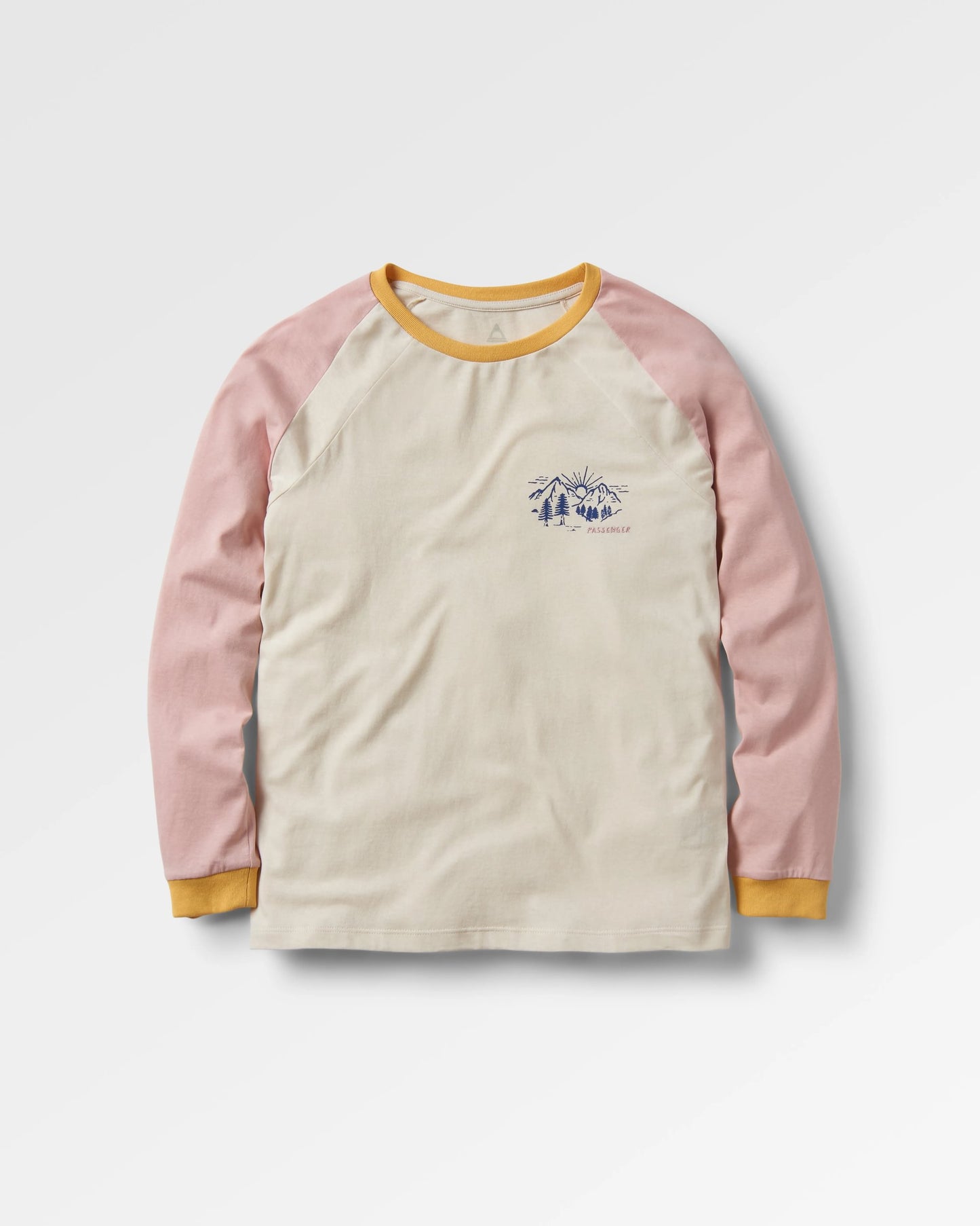 Riser Recycled LS T-Shirt - Birch - Flatlay