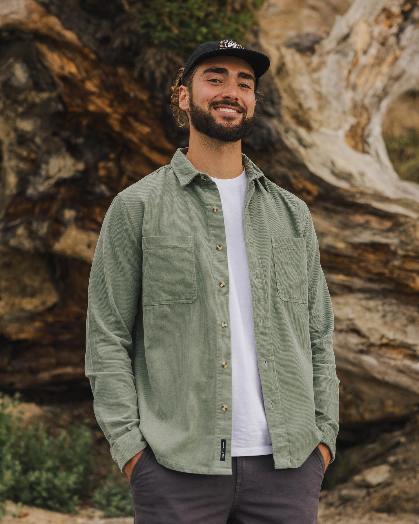 Backcountry Cord Shirt - Pistachio - Lifestyle