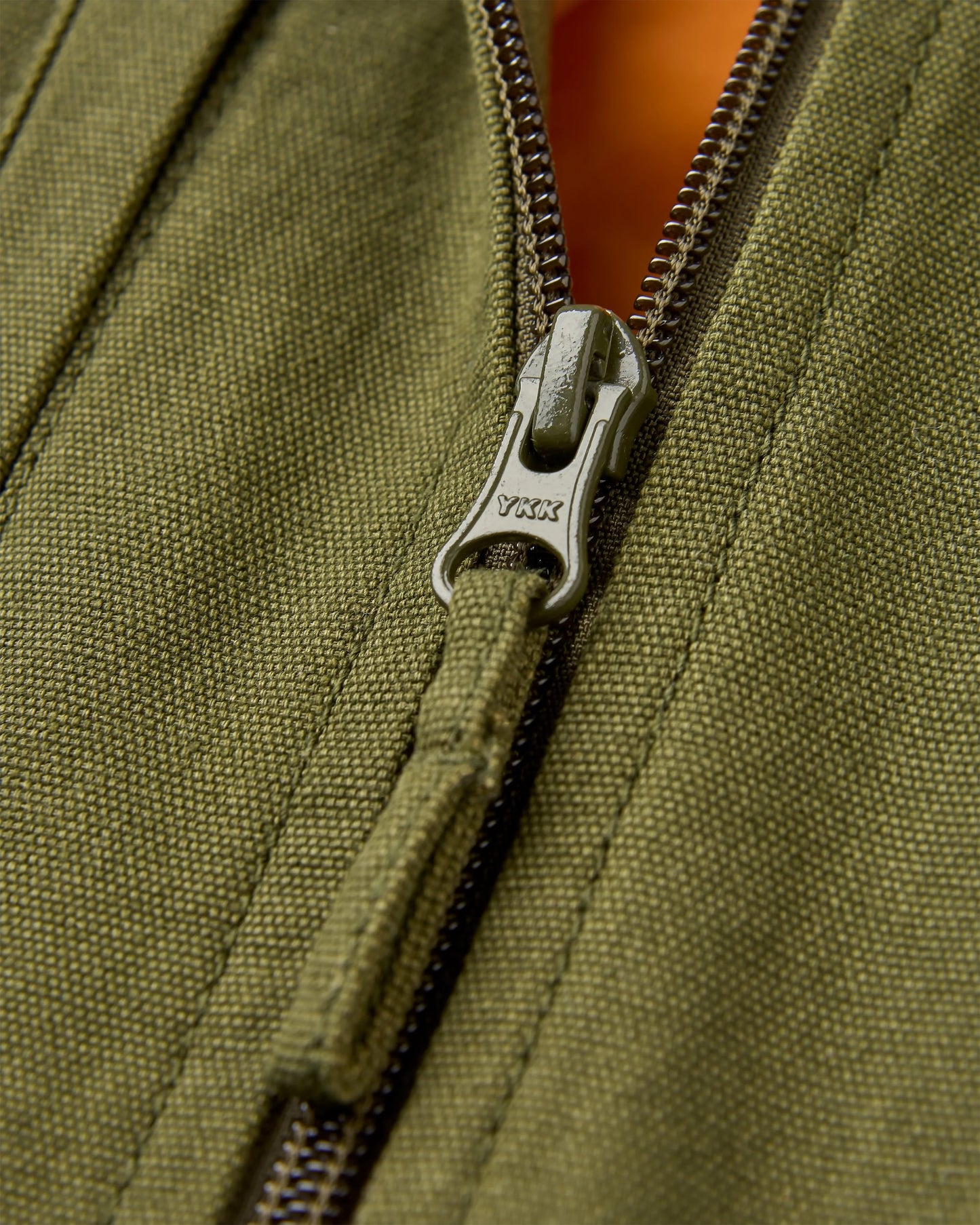 Explorers Organic Cotton Canvas Vest - Khaki - Flatlay