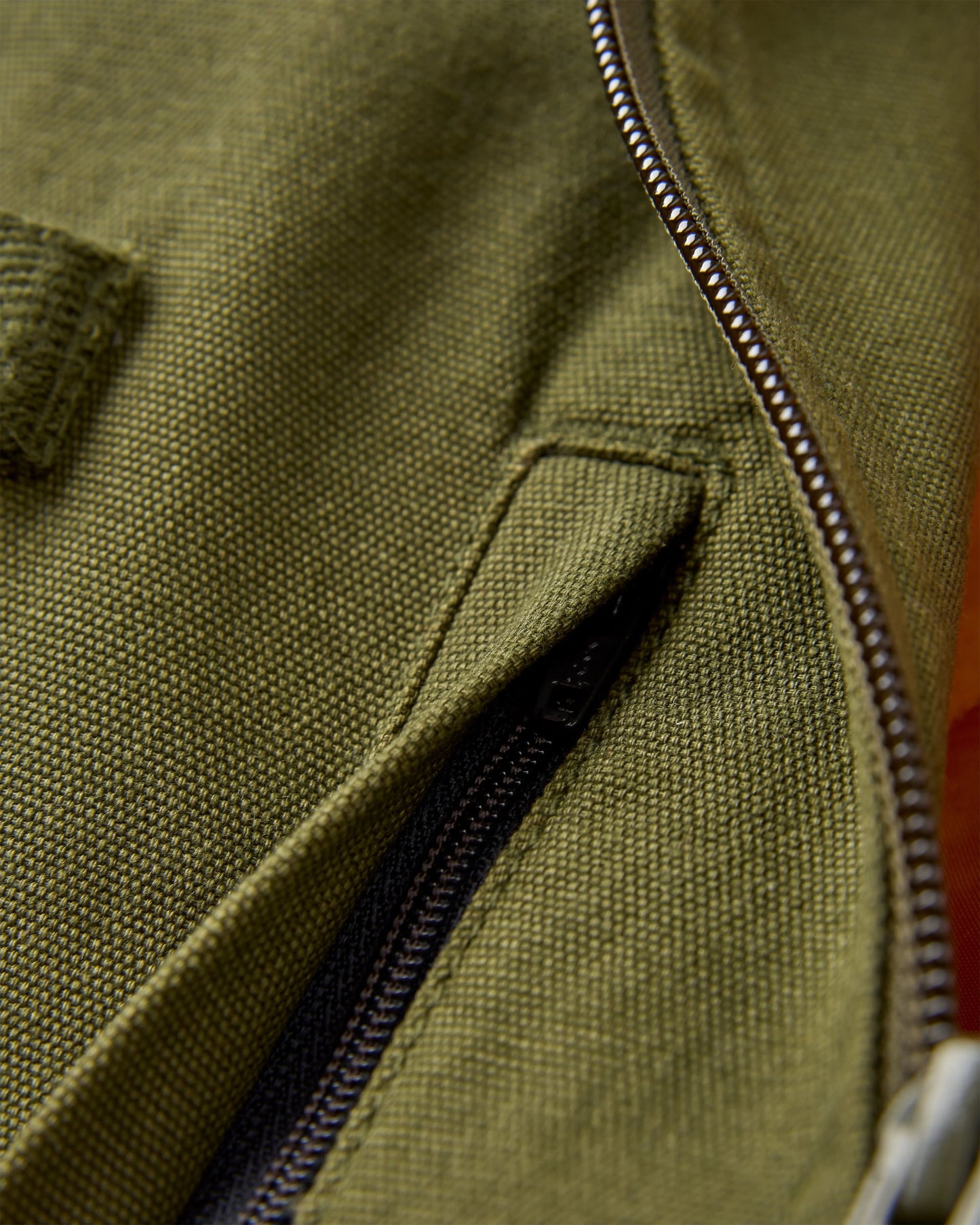 Explorers Organic Cotton Canvas Vest - Khaki - Flatlay