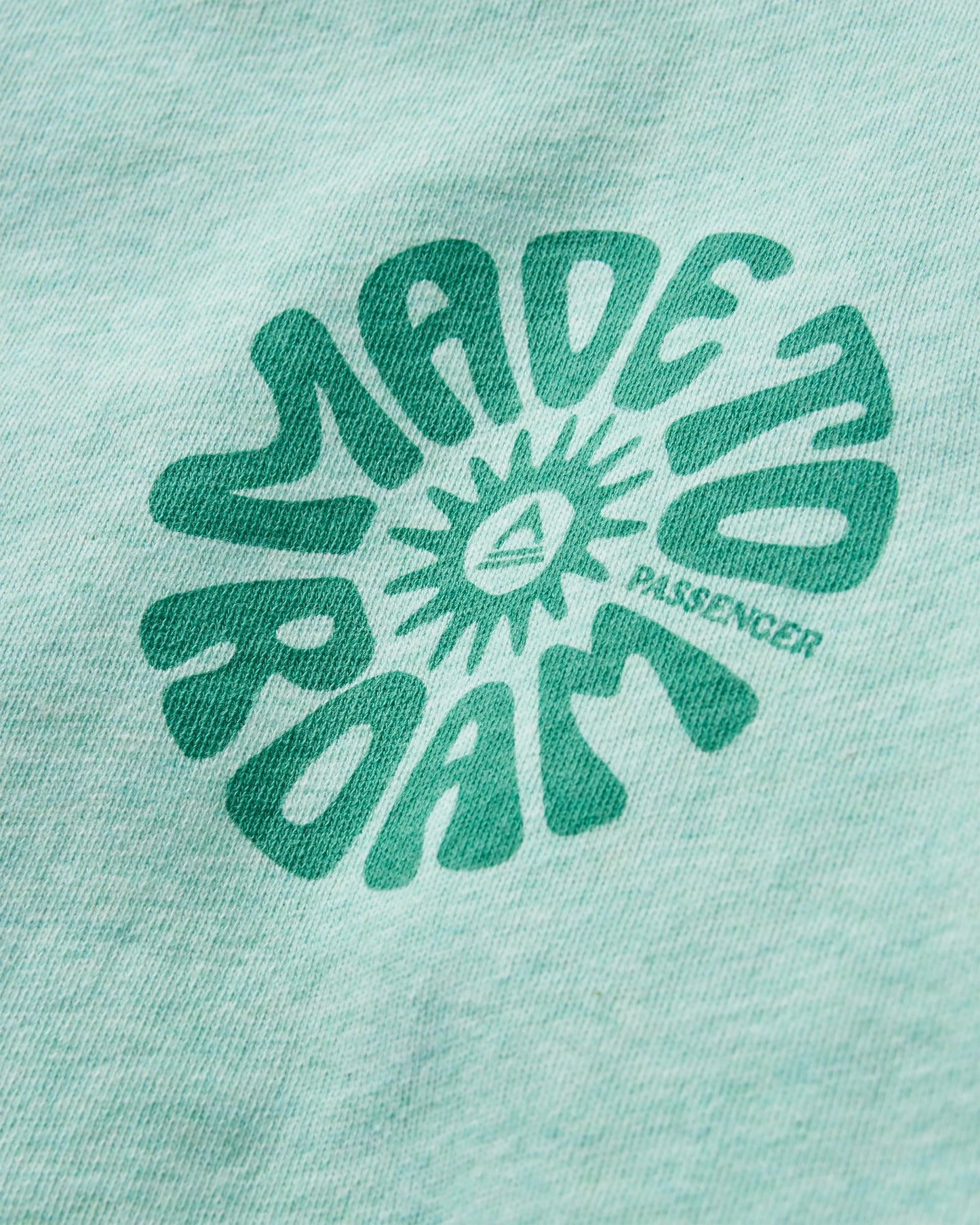 Fade Organic Cotton Sweatshirt - Aqua Marl