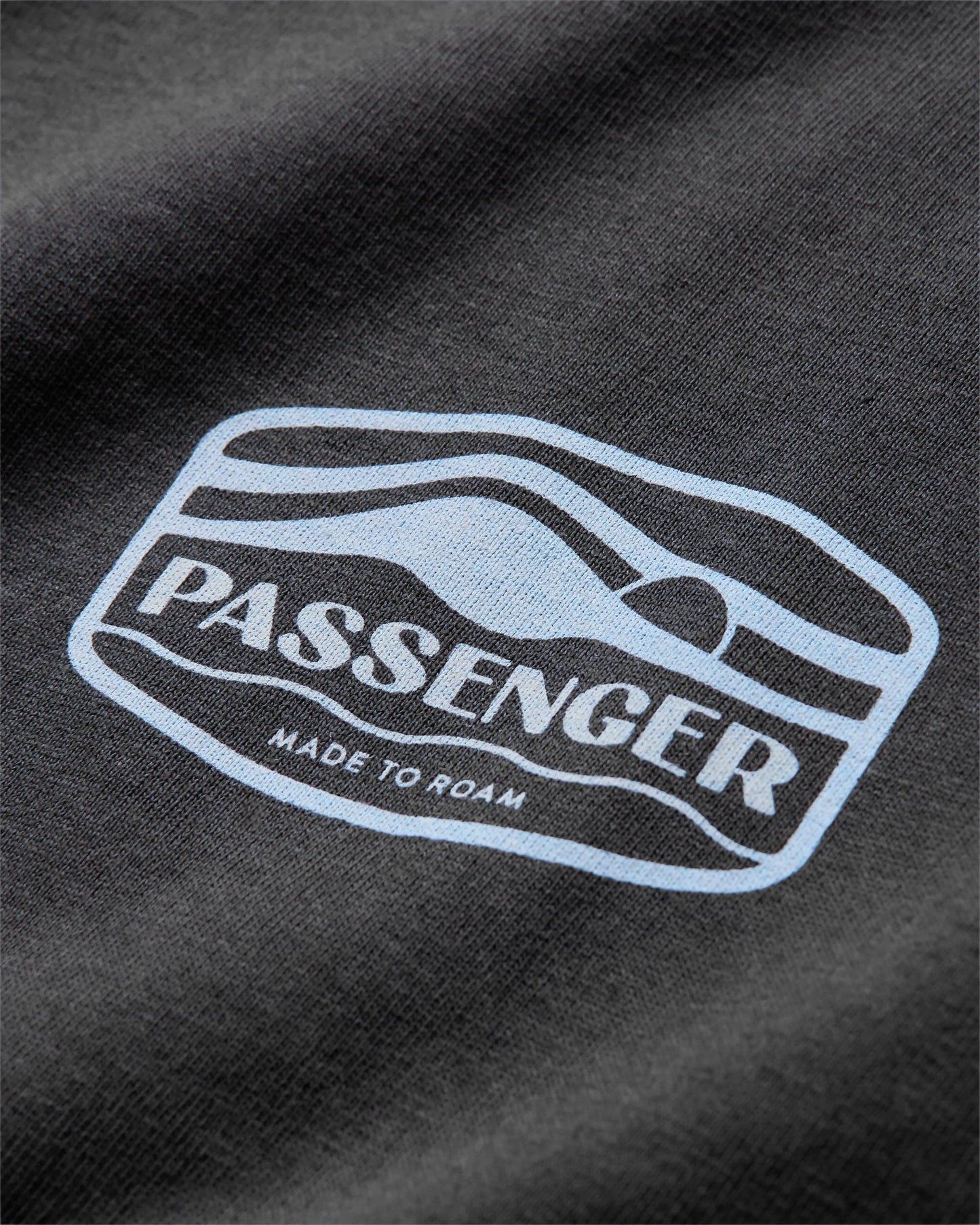 Rambler Recycled Cotton T-Shirt - Black - Flatlay