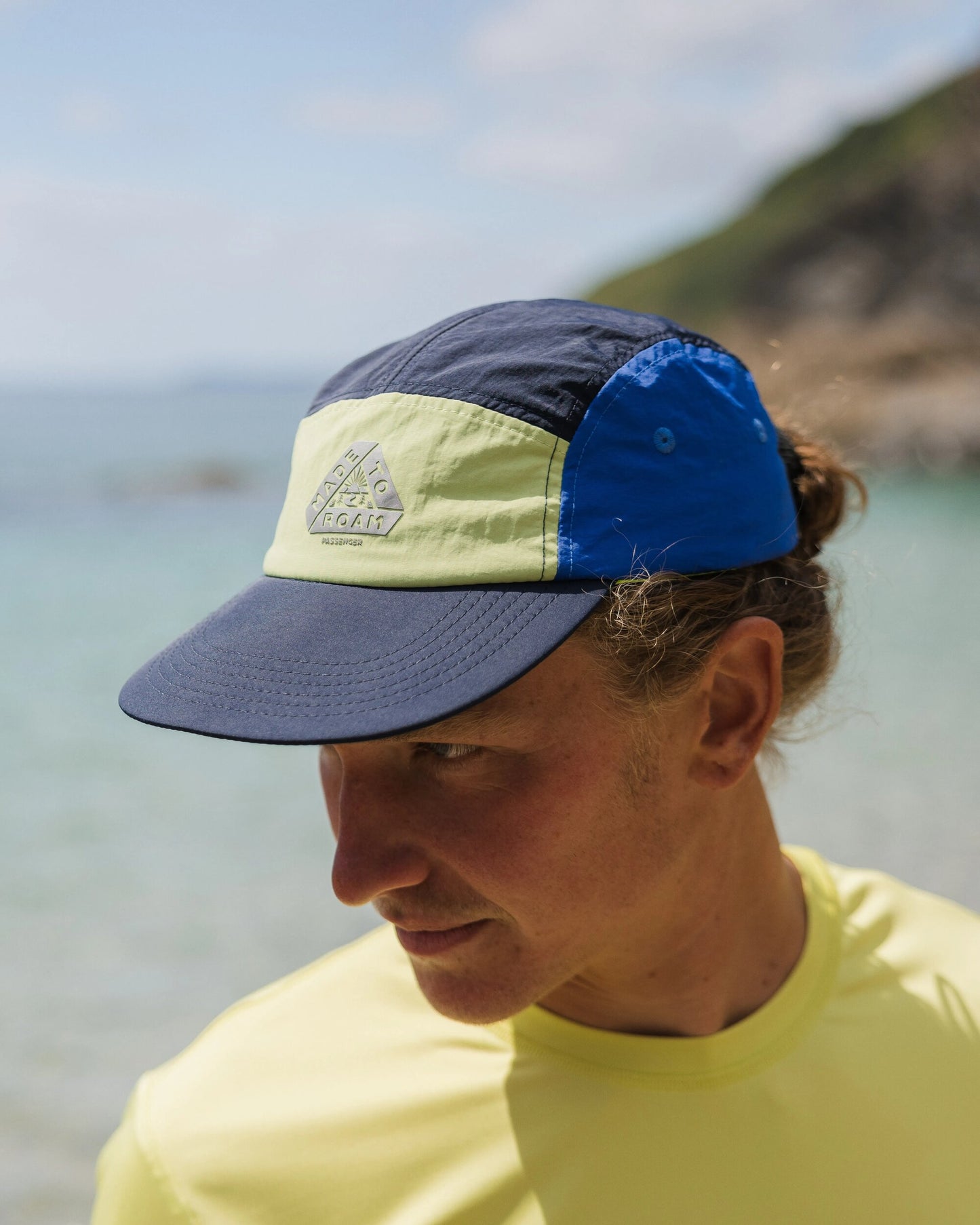 Emerge 5 Panel Trail Cap - Moonlight Blue - Lifestyle - Male