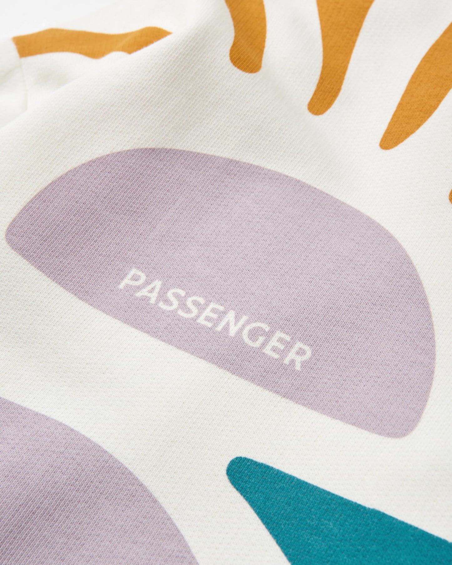 Sunsets Organic Cotton Sweatshirt - Marshmallow - Flatlay