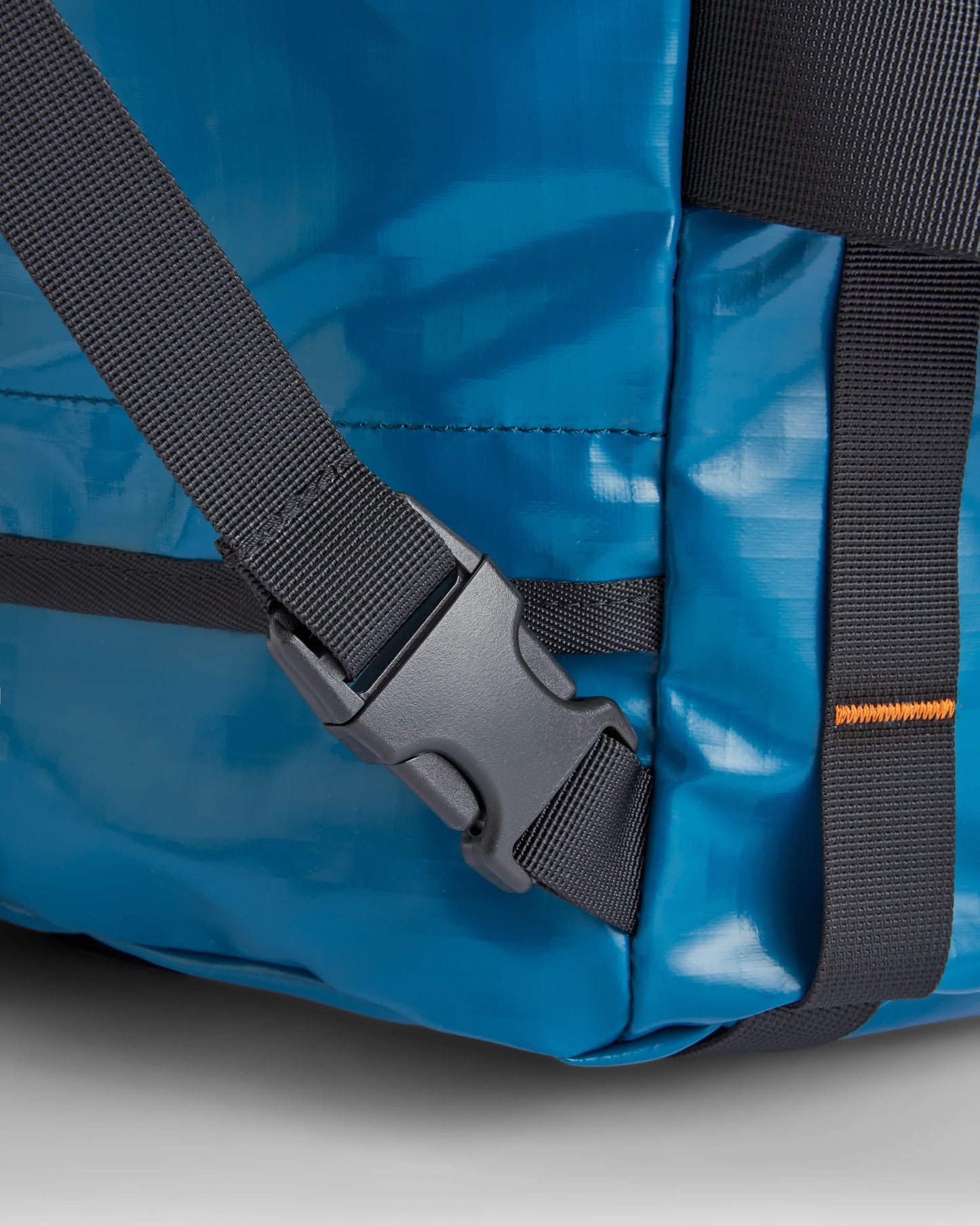 Roamer Recycled 80L Duffel Bag - Tidal Blue - Flatlay