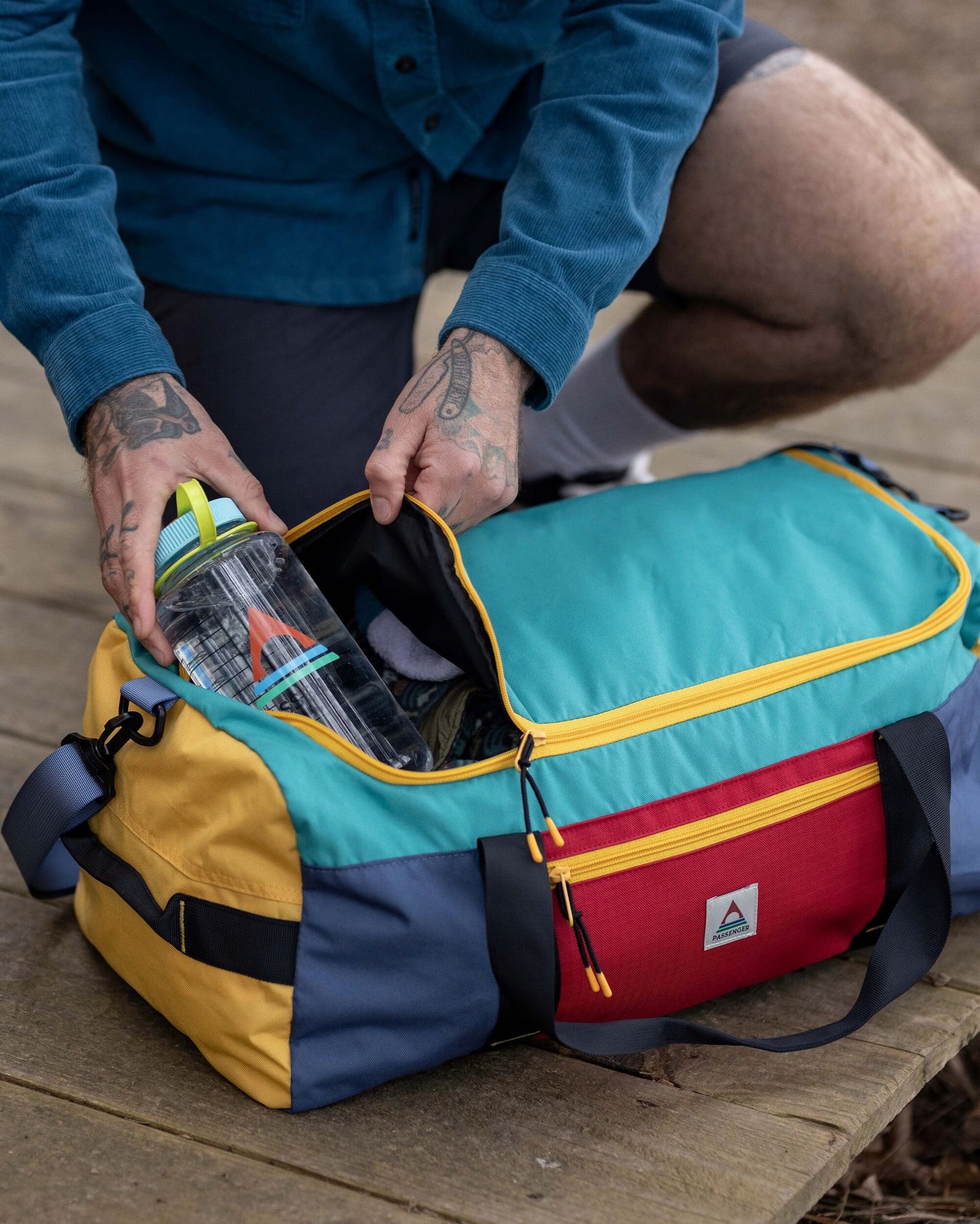 Boondocker Recycled 30L Duffel - Multi Primary - Lifestyle - Male