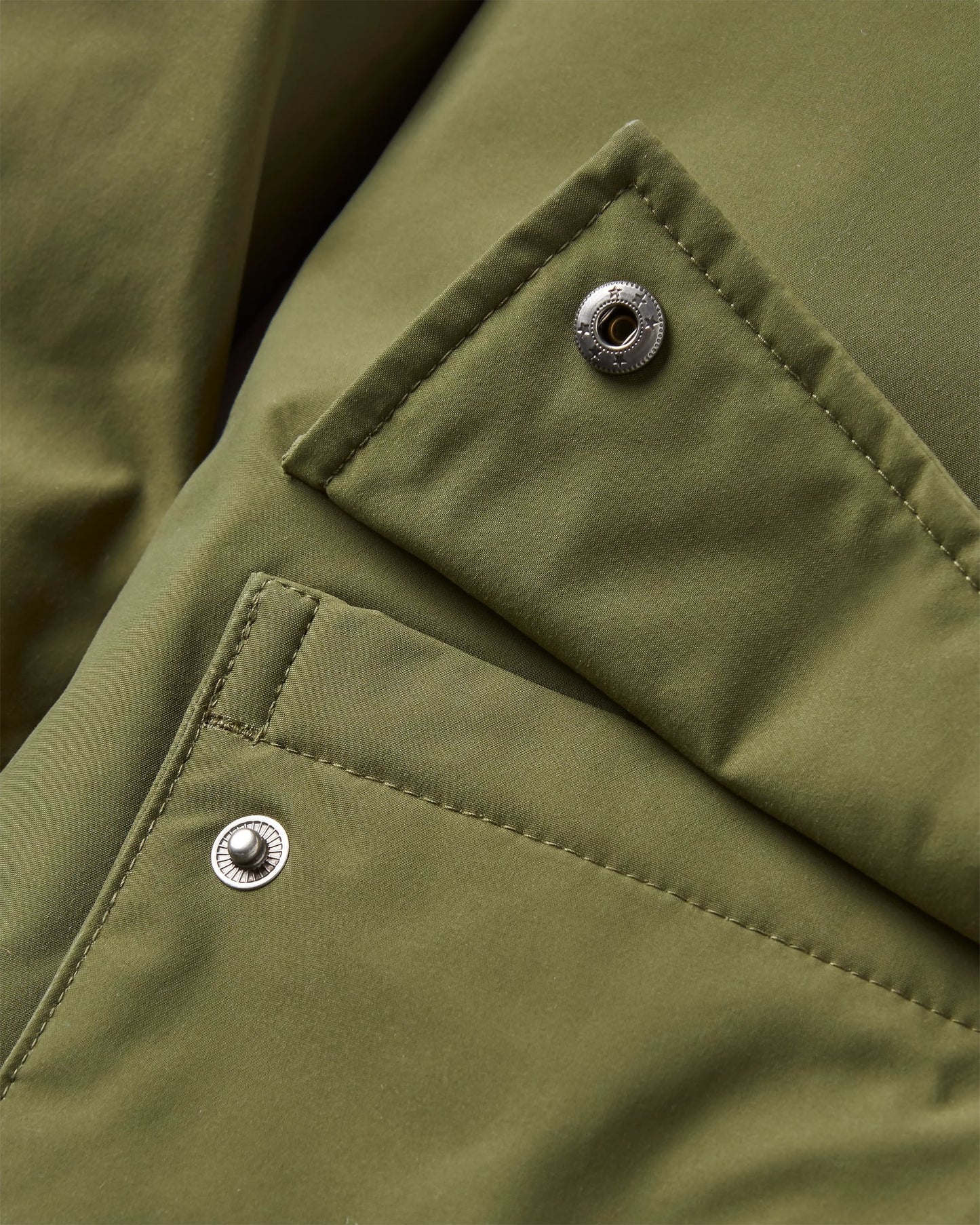 Baltic Recycled Insulated Parka - Khaki - Flatlay