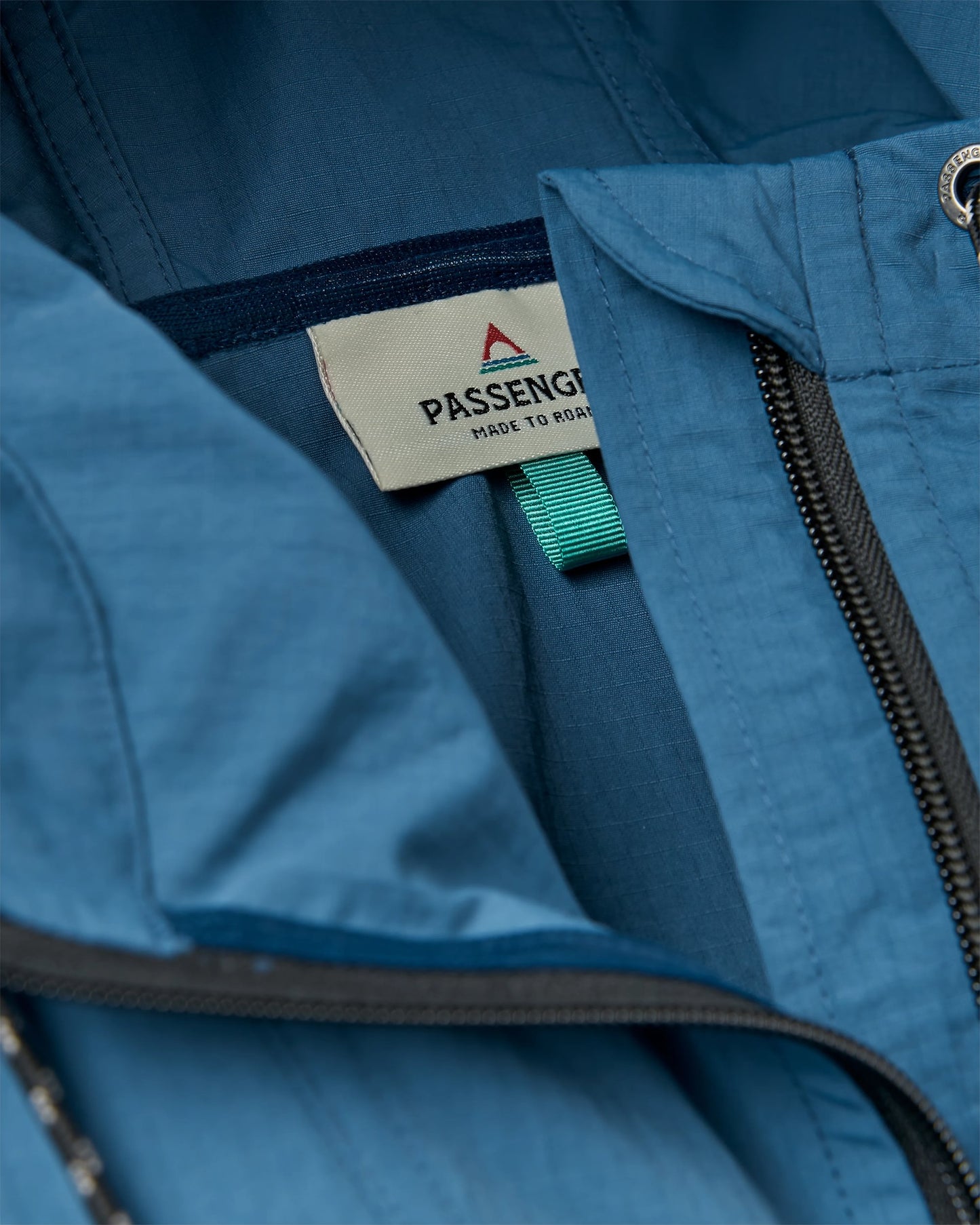 Seek Out Water Resistant Jacket - Dark Denim - Flatlay