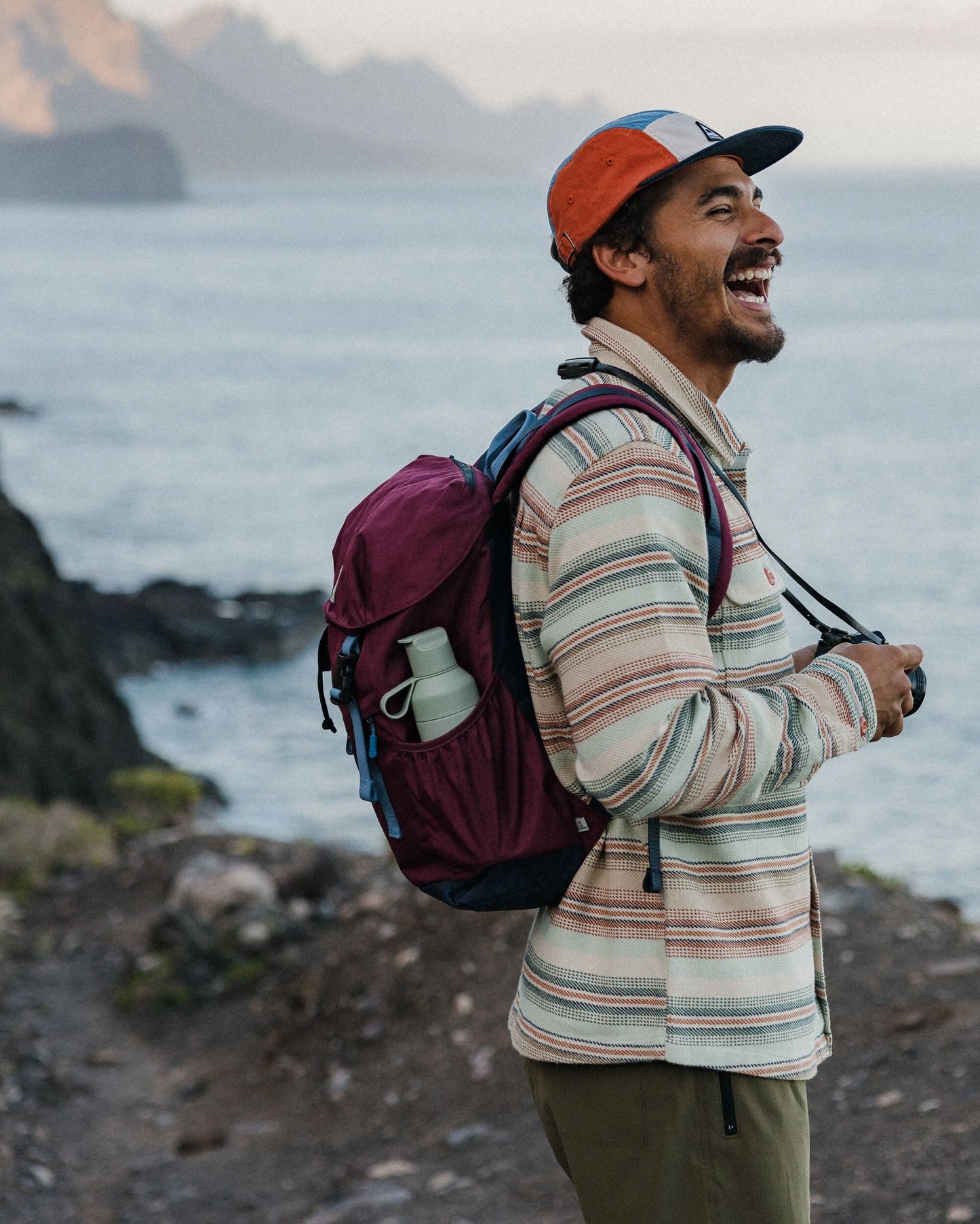 Boondocker Recycled 18L Backpack - Mauve Dusk - Lifestyle - Male