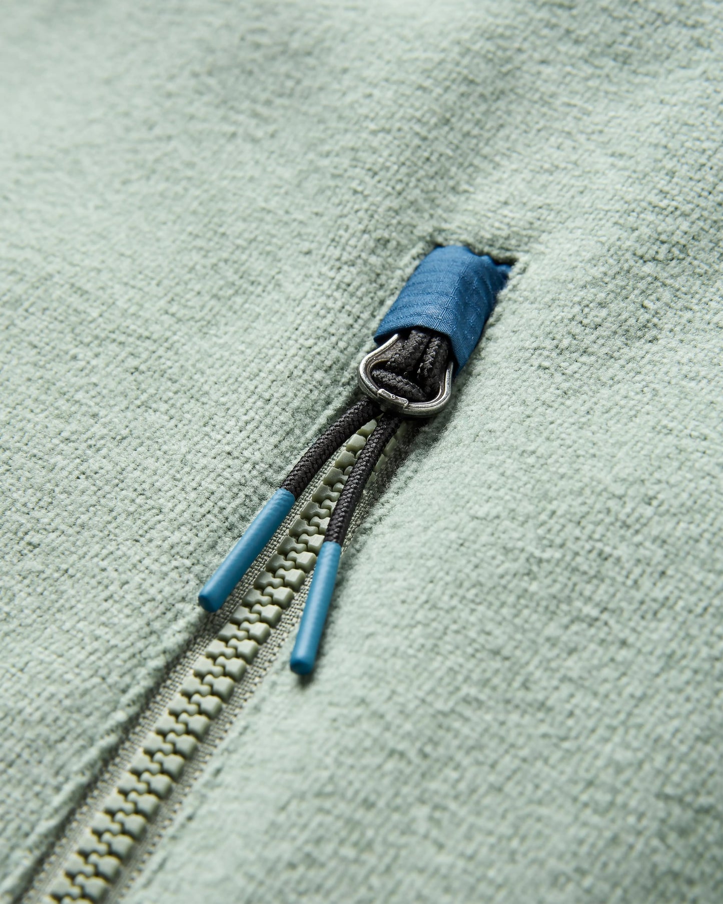 Crest Recycled Polartec® Fleece Hoodie - Pistachio - Flatlay