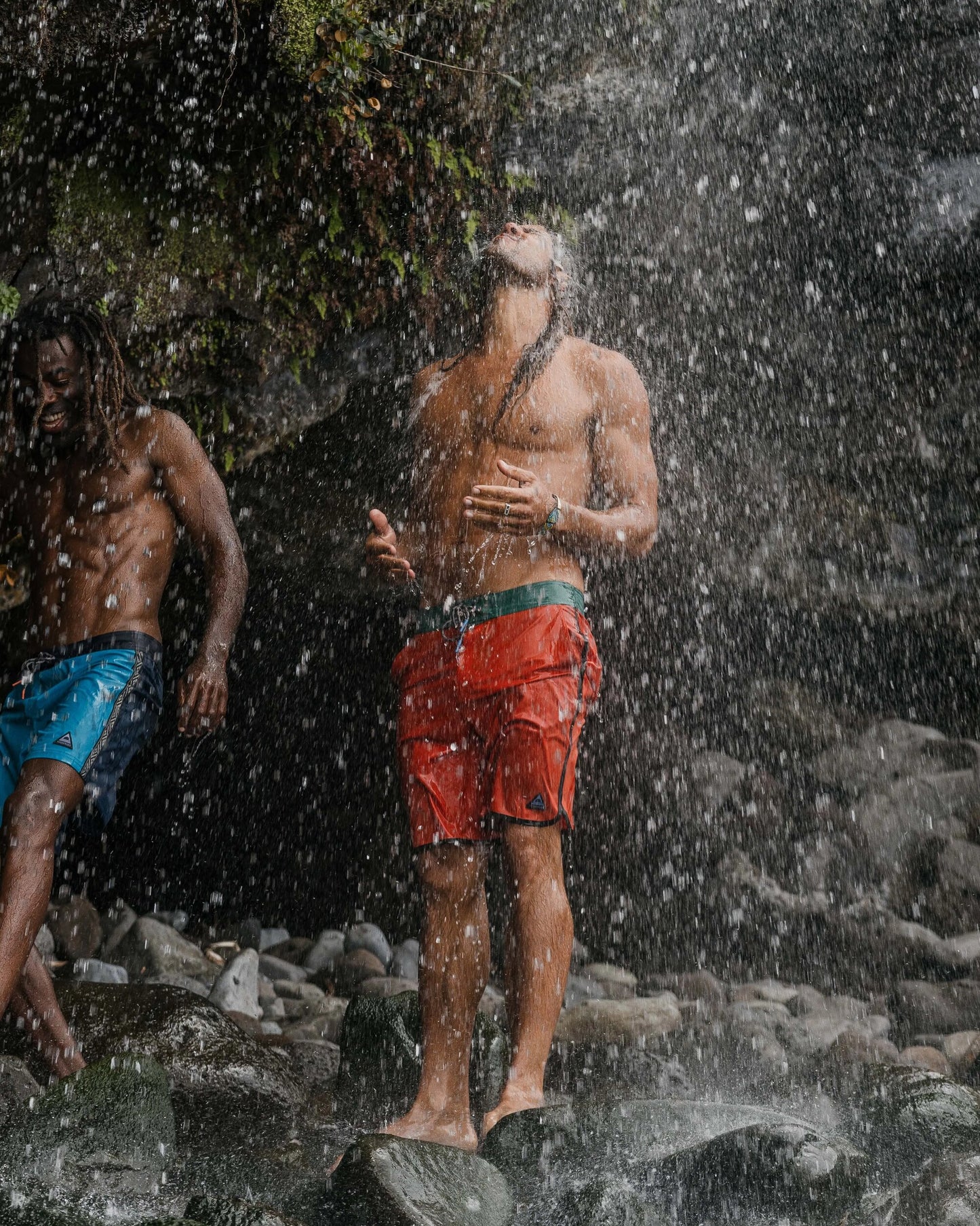 Breaks Recycled Boardshort - Burnt Orange - Lifestyle