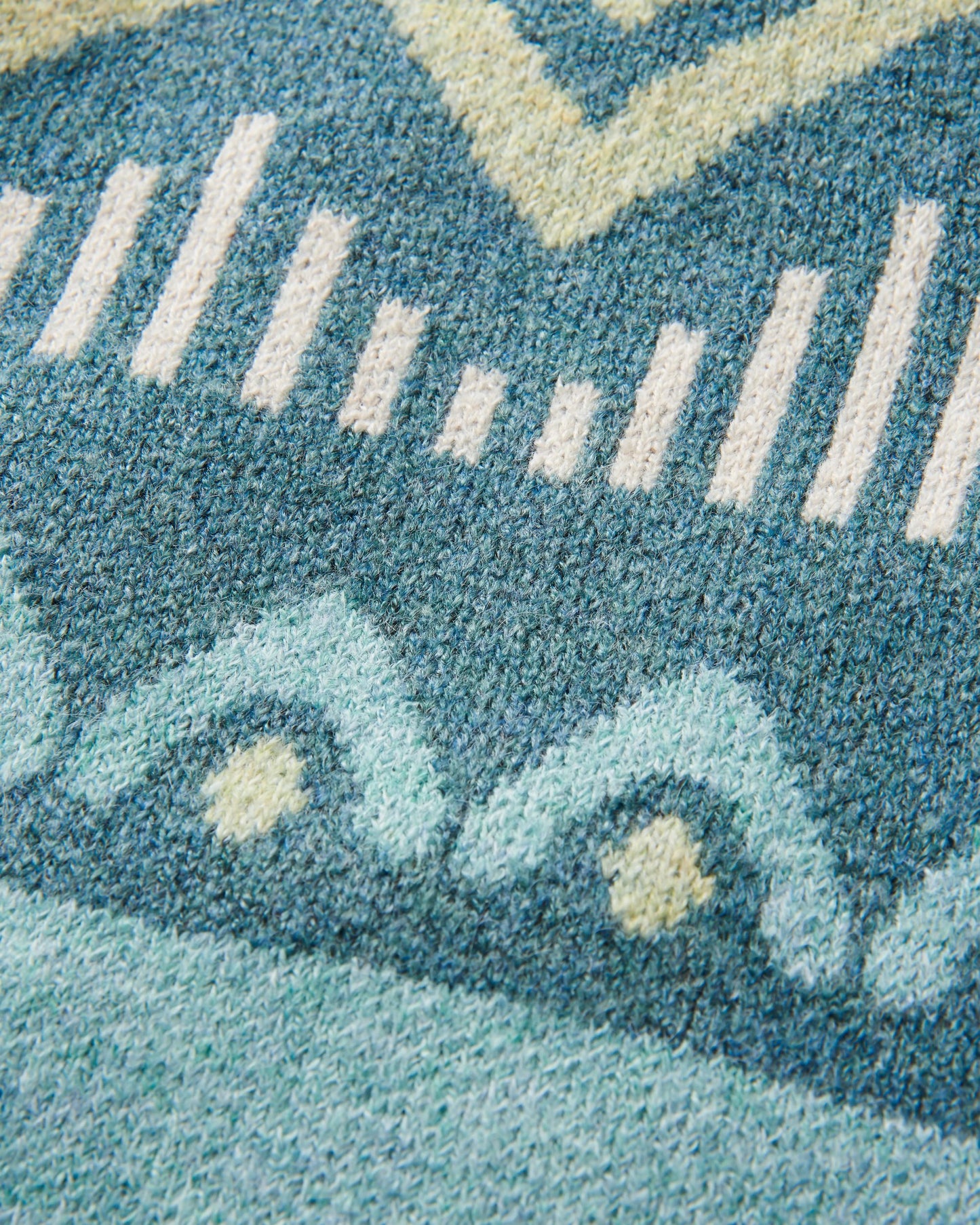 Nettle Recycled Knitted Jumper - Arctic - Flatlay