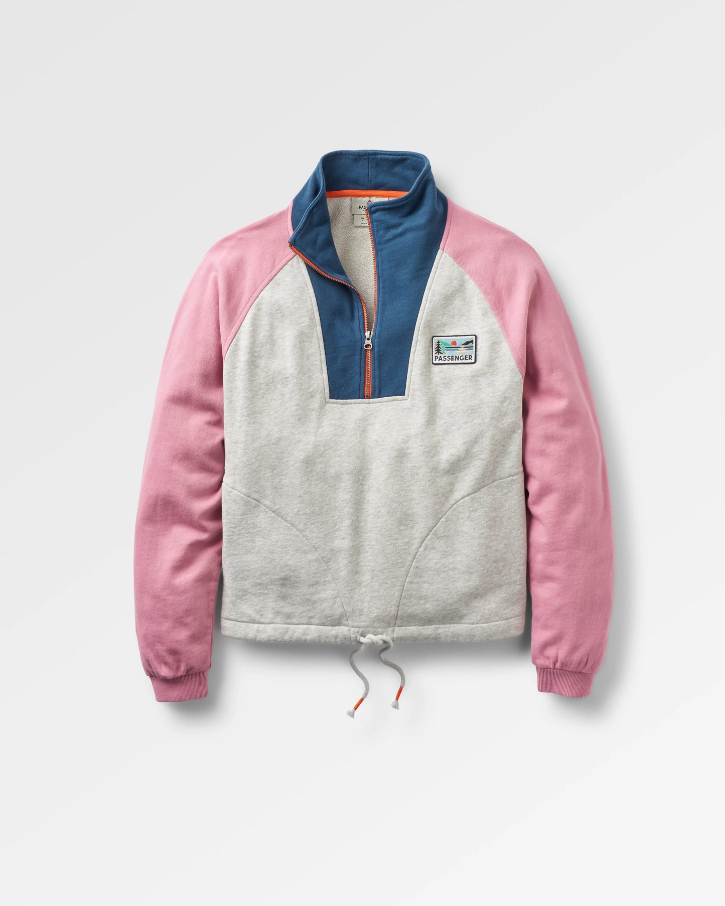 Jazz Smock Sweatshirt - Grey Marl - Flatlay