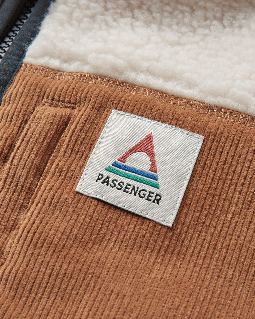 Trekker Recycled Deep-Pile Sherpa Fleece - Warm Ivory - Flatlay