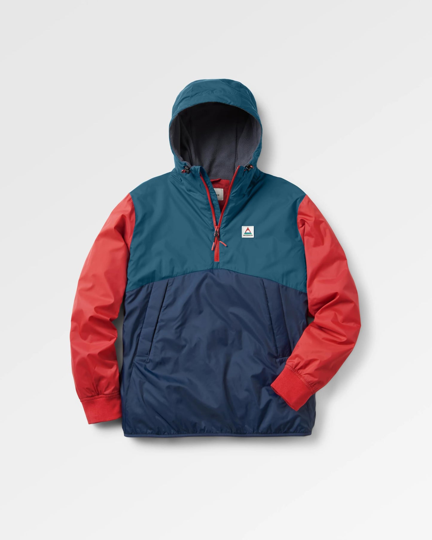 Dusk Recycled Insulated Anorak - Blue Steel - Flatlay