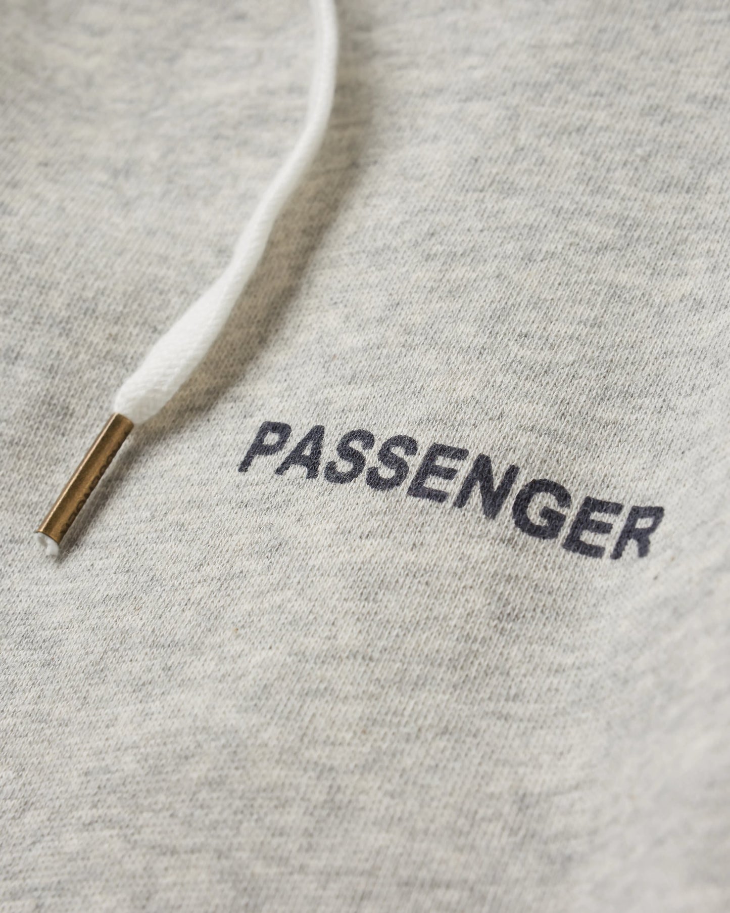 Made To Roam Recycled Hoodie - Grey Marl - Flatlay
