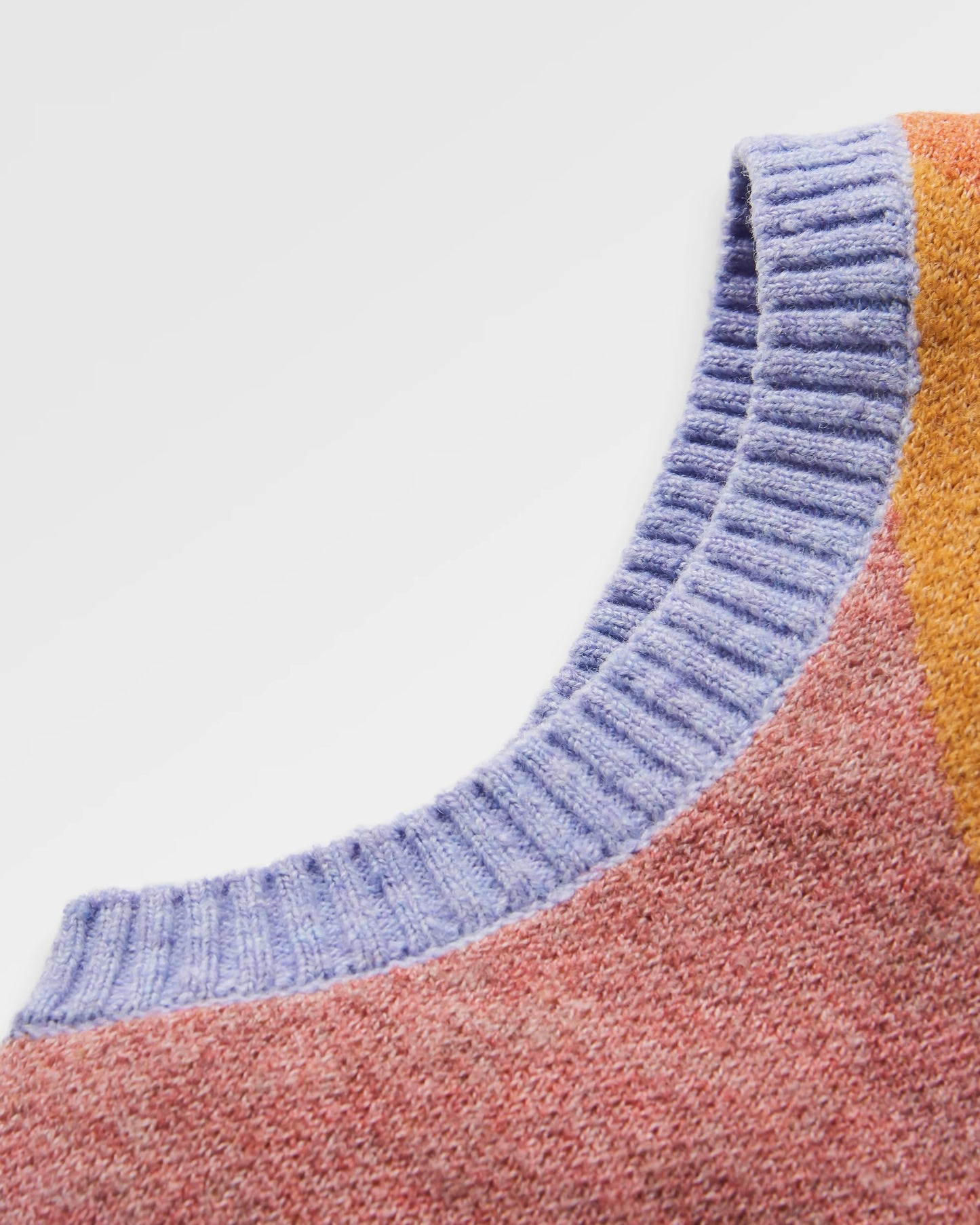 Scenic Womens Knitted Vest - Scenic Sunrise Orange - Flatlay